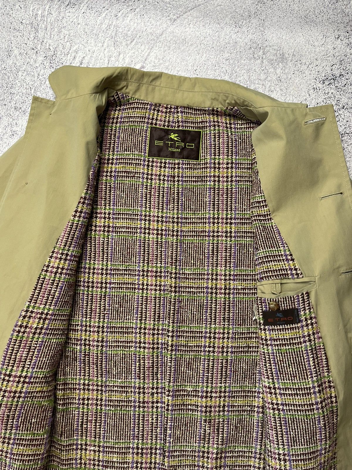 Etro ETRO Milano Coat Jacket Wool Made in Italy Size M Size US M / EU 48-50 / 2 - 14 Thumbnail