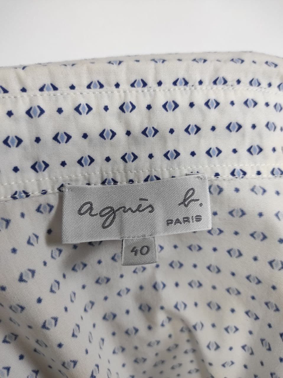 agnes b. Agnes B Paris Iconic Basic Shirt Long Sleeve Size 40 Size M / US 6-8 / IT 42-44 - 9 Thumbnail