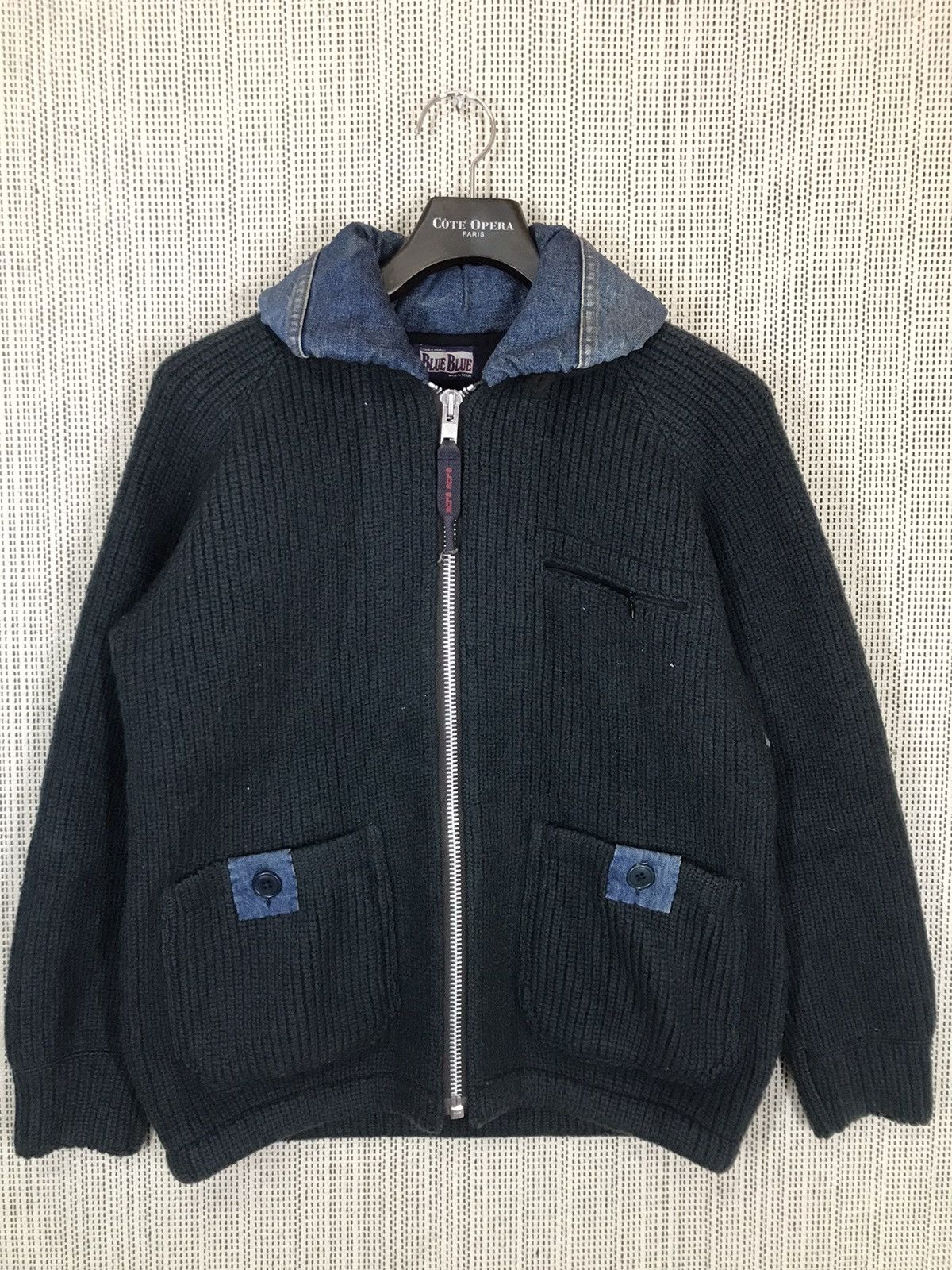Blue Blue Japan Soulive-Indigo Dyed MA-1 Bomber Jacket | Grailed