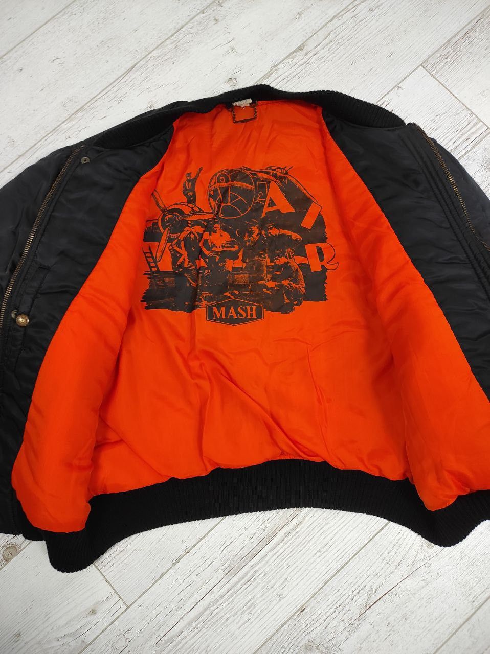 Other Mash Military Vintage Air Bomber Jacket Size L Size US L / EU 52-54 / 3 - 6 Thumbnail