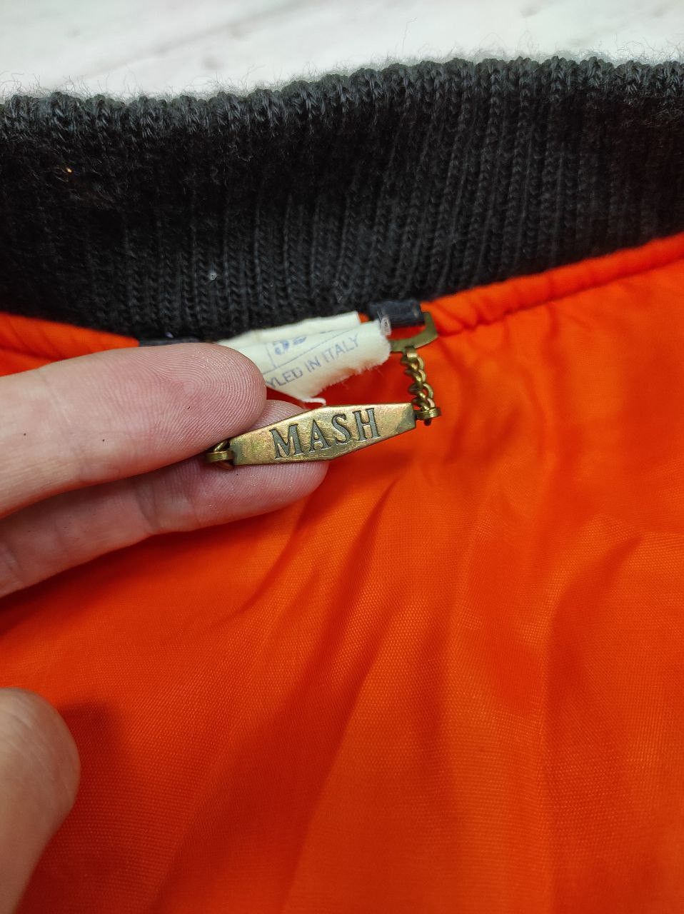Other Mash Military Vintage Air Bomber Jacket Size L Size US L / EU 52-54 / 3 - 9 Thumbnail