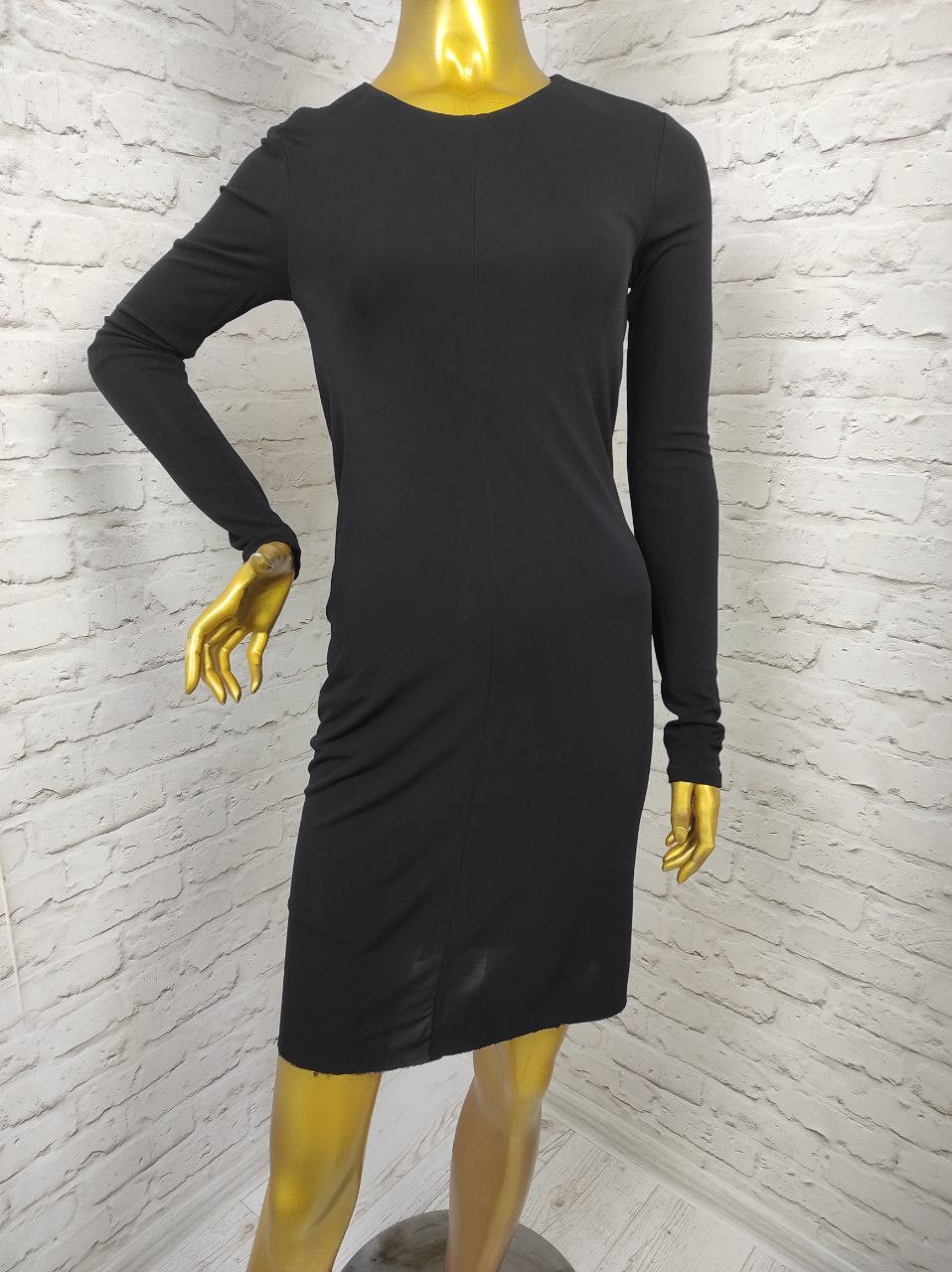 Alexander Wang T by Alexander Wang Matte Mini Dress Draped Cowl Back Size S Size S / US 4 / IT 40 - 4 Thumbnail