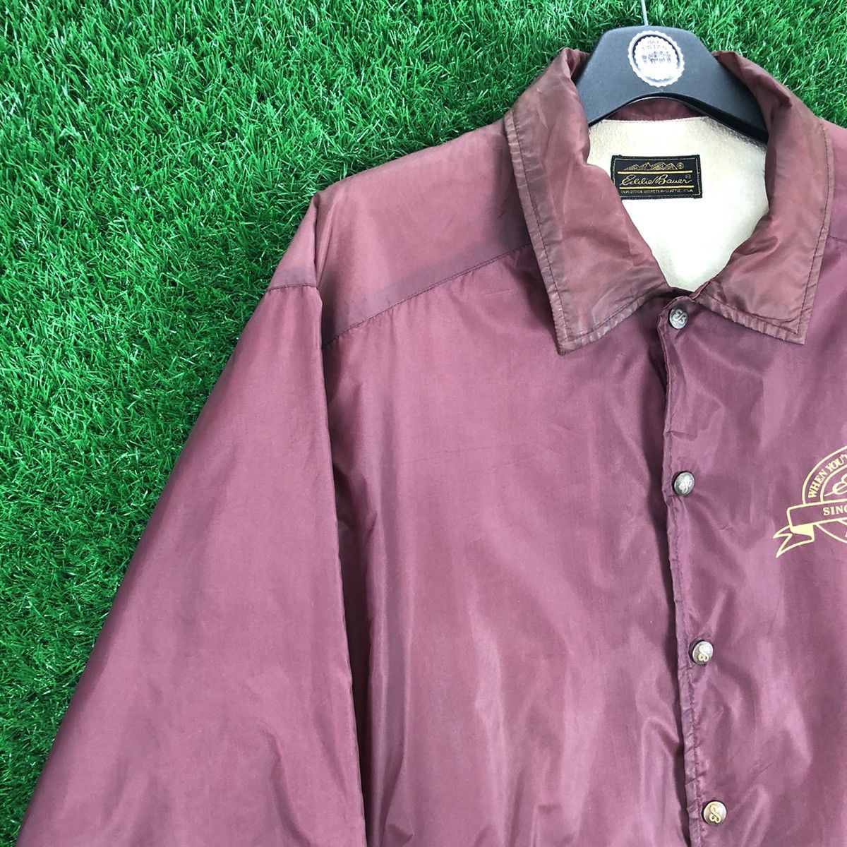 Eddie Bauer Vintage 80's Eddie Bauer Coach Jacket Front Snap Button Size US XXL / EU 58 / 5 - 2 Thumbnail