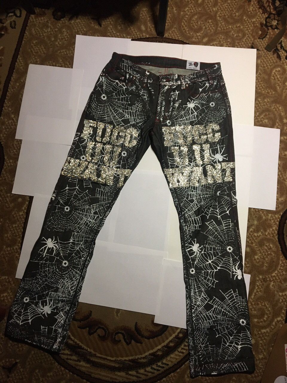 Other FUCCUUWANT WEB JEANS BUST DOWN Size US 32 / EU 48 - 2 Thumbnail