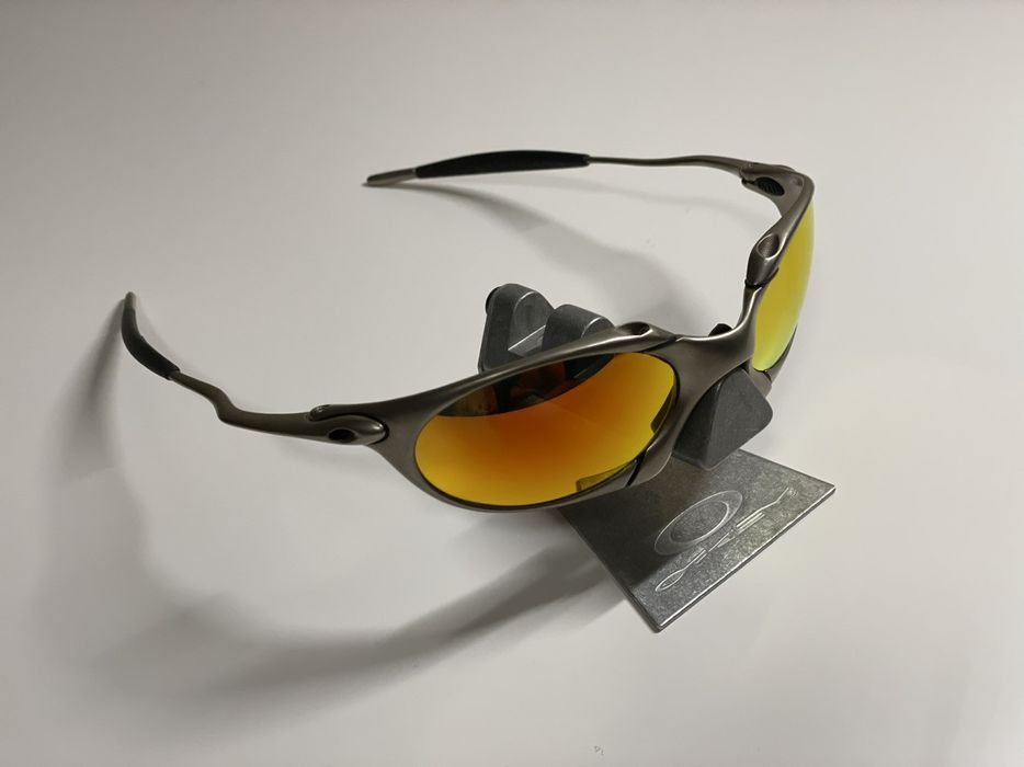 Oakley RARE Vintage Oakley Romeo 1.0 X-Metal Plasma w/ Fire Lenses