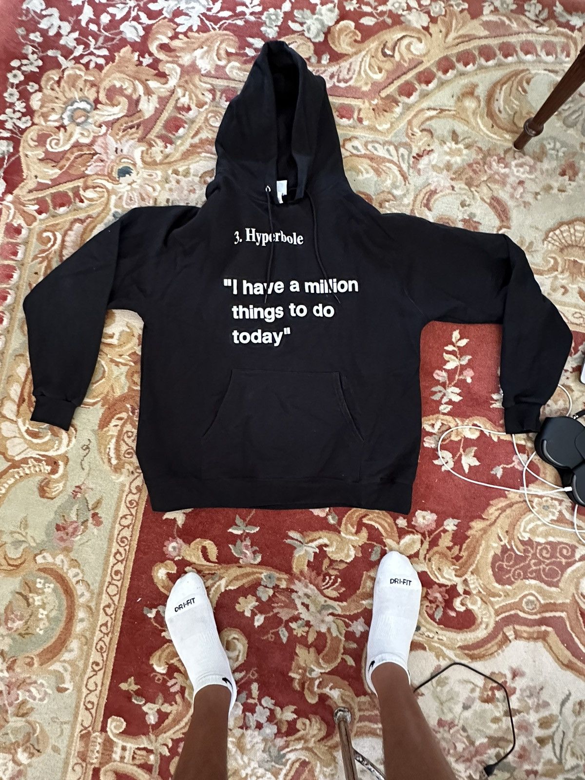 Virgil abloh x discount mca hyperbole hoodie black