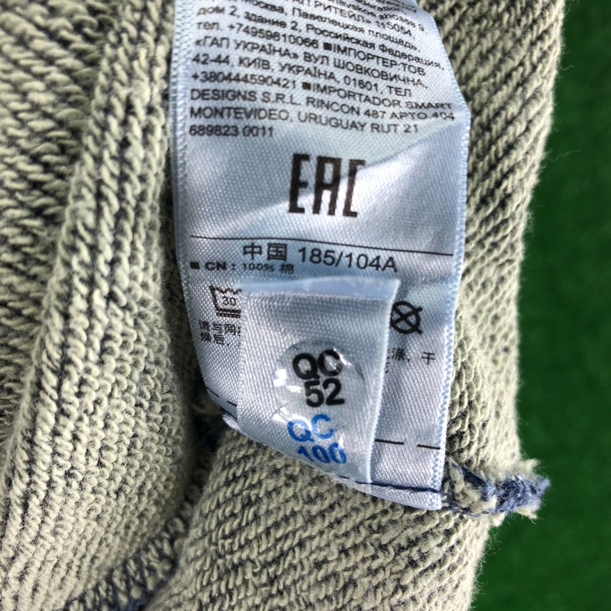 Gap GAP Big Logo Indigo Blue Denim Sweatshirt Hoodie Pullover Size US L / EU 52-54 / 3 - 15 Thumbnail