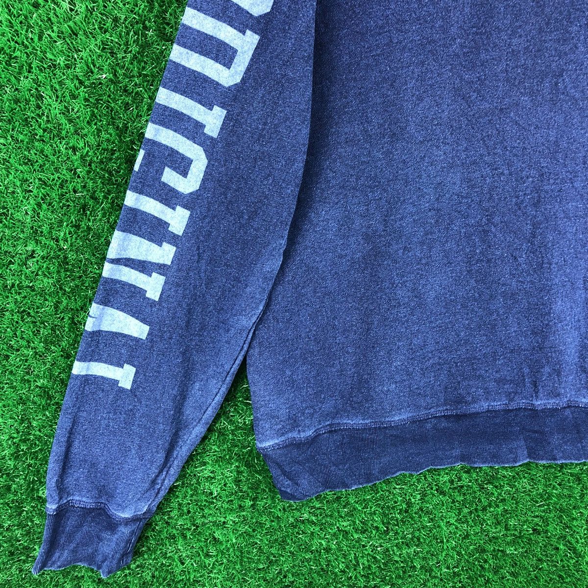 Gap GAP Big Logo Indigo Blue Denim Sweatshirt Hoodie Pullover Size US L / EU 52-54 / 3 - 6 Thumbnail