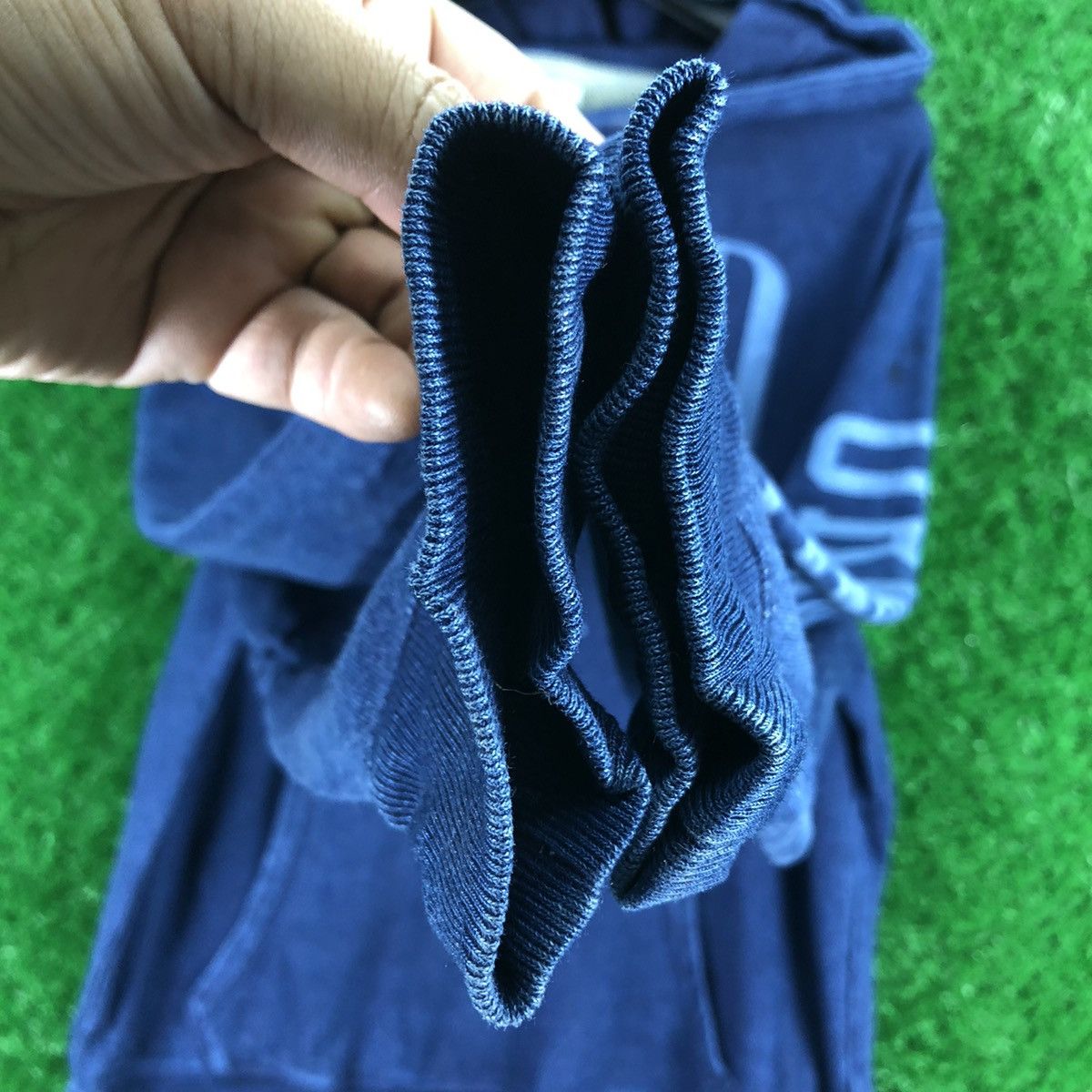 Gap GAP Big Logo Indigo Blue Denim Sweatshirt Hoodie Pullover Size US L / EU 52-54 / 3 - 10 Thumbnail