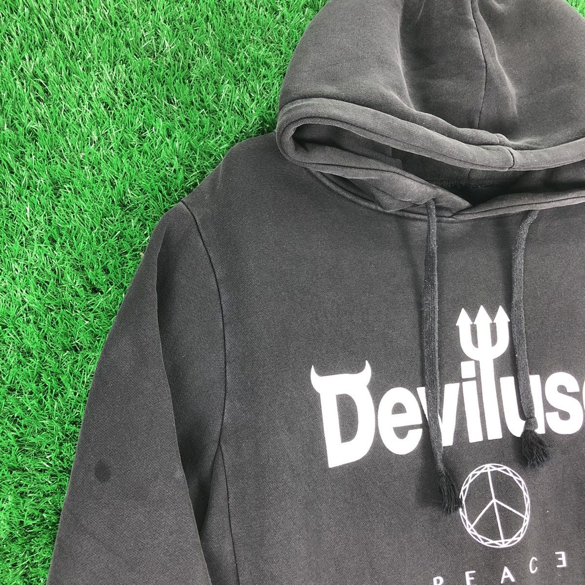 Japanese Brand Deviluse Peace Sweatshirt Hoodie Pullover Size US XL / EU 56 / 4 - 2 Thumbnail