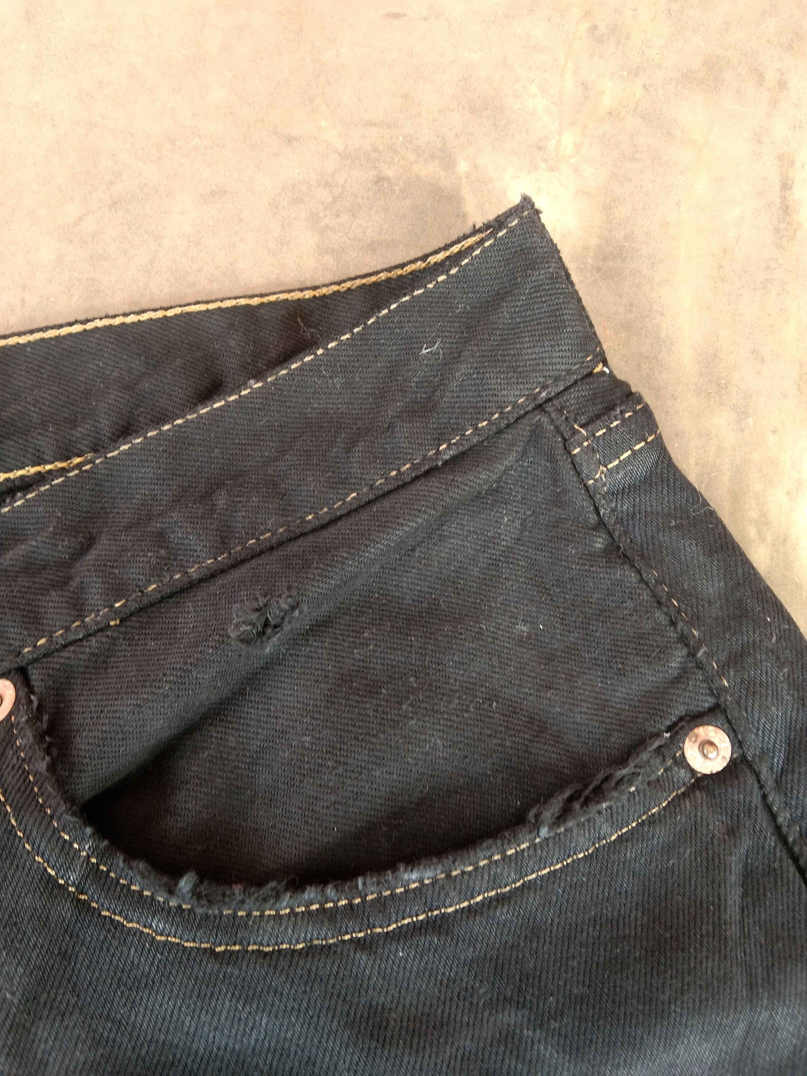 Levi's 90s Vintage Levi's 501 Black Made In USA Jeans 36x30 Size US 36 / EU 52 - 8 Thumbnail