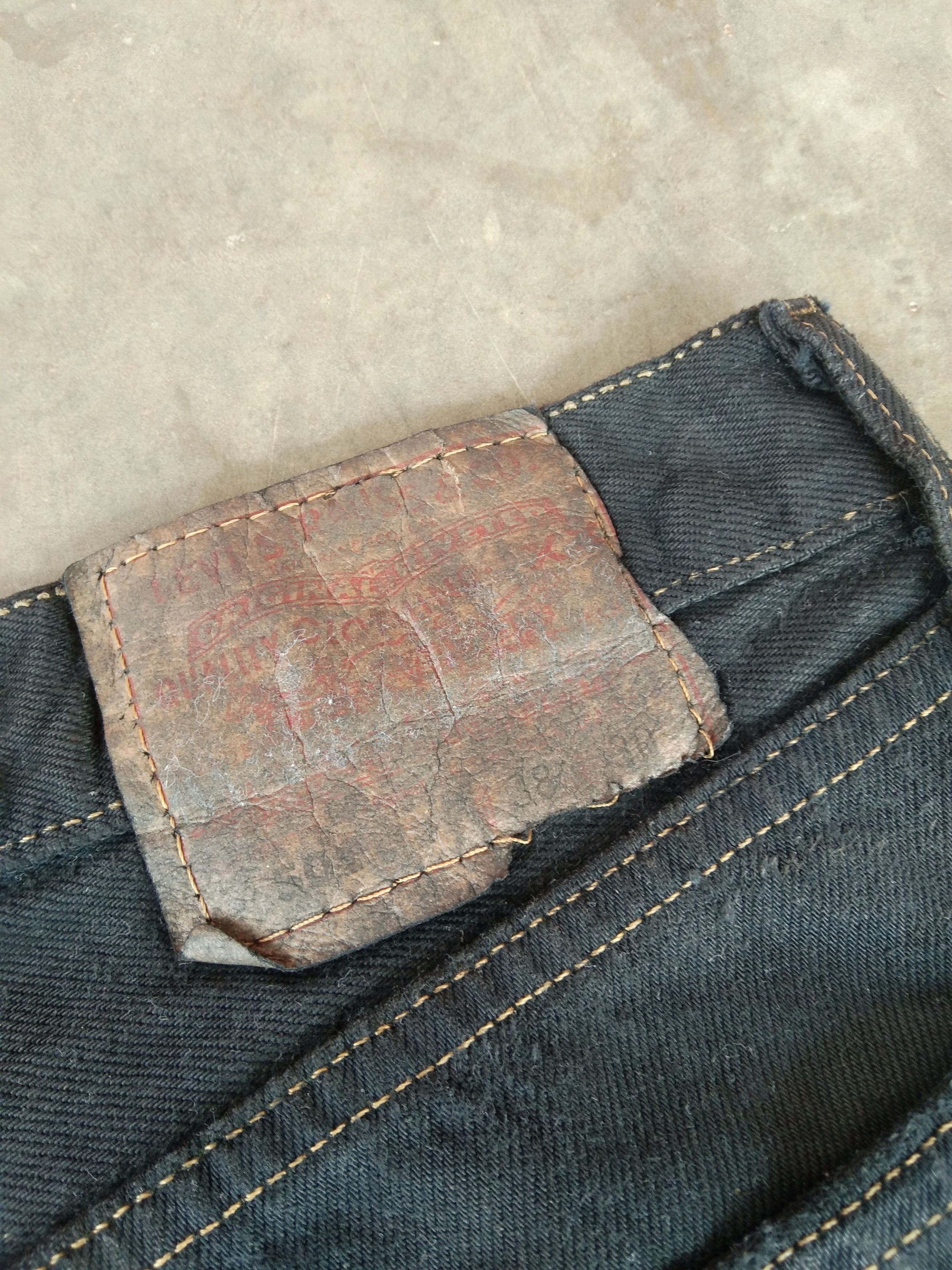 Levi's 90s Vintage Levi's 501 Black Made In USA Jeans 36x30 Size US 36 / EU 52 - 4 Thumbnail