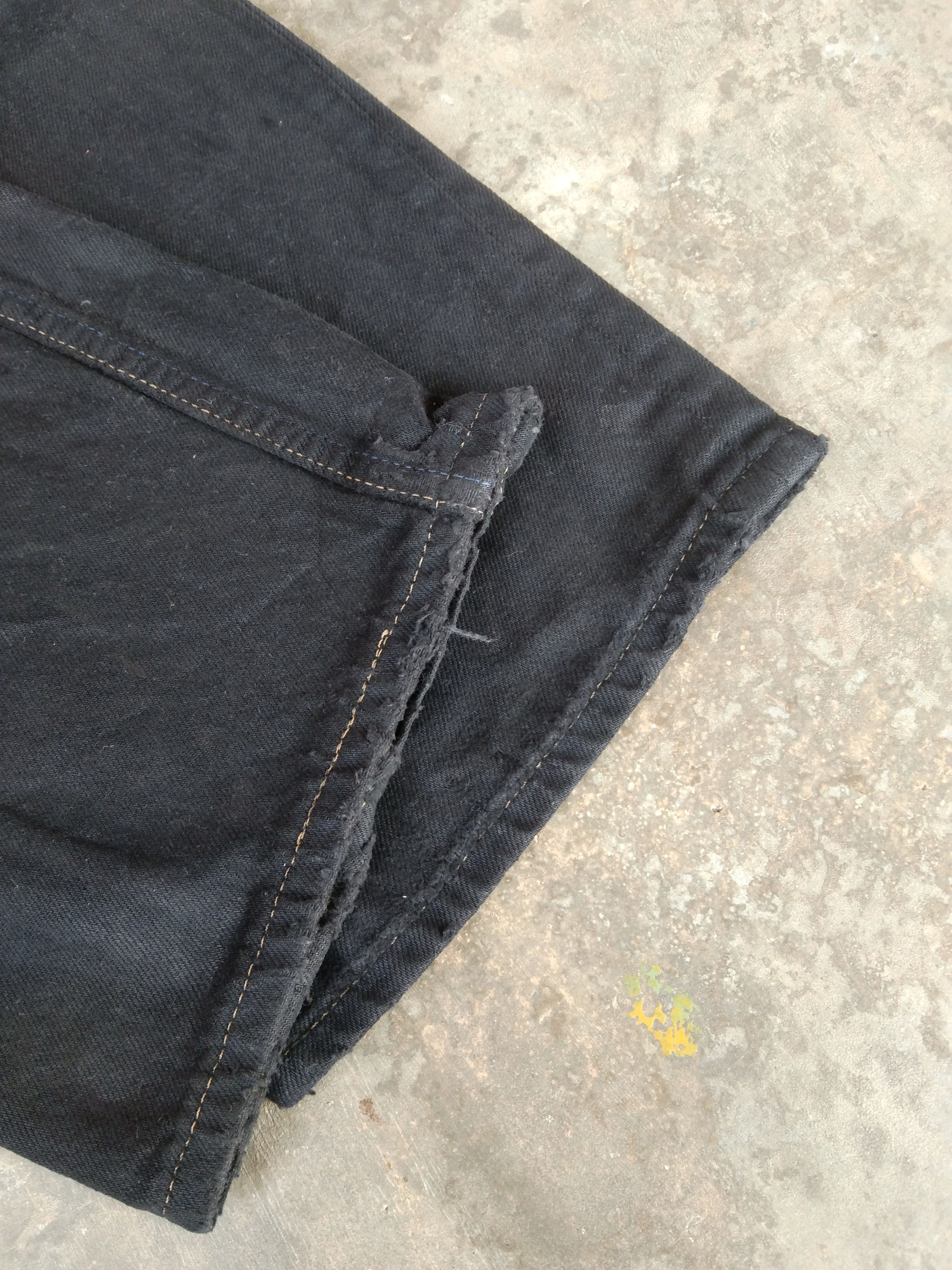 Levi's 90s Vintage Levi's 501 Black Made In USA Jeans 36x30 Size US 36 / EU 52 - 3 Thumbnail