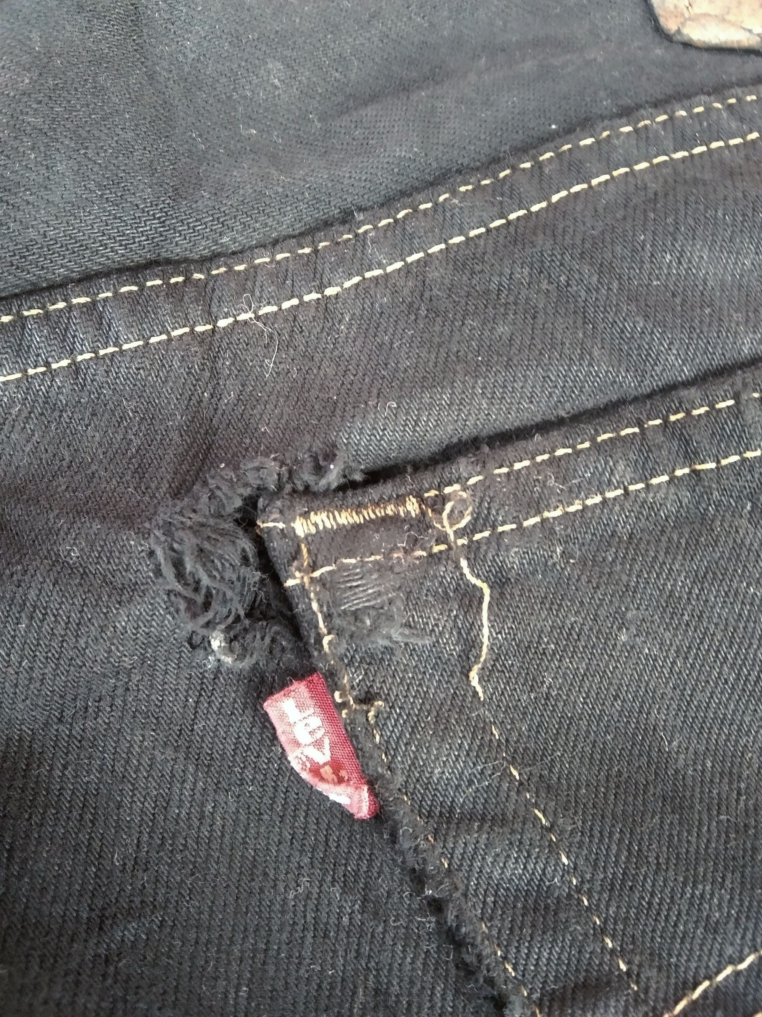 Levi's 90s Vintage Levi's 501 Black Made In USA Jeans 36x30 Size US 36 / EU 52 - 5 Thumbnail