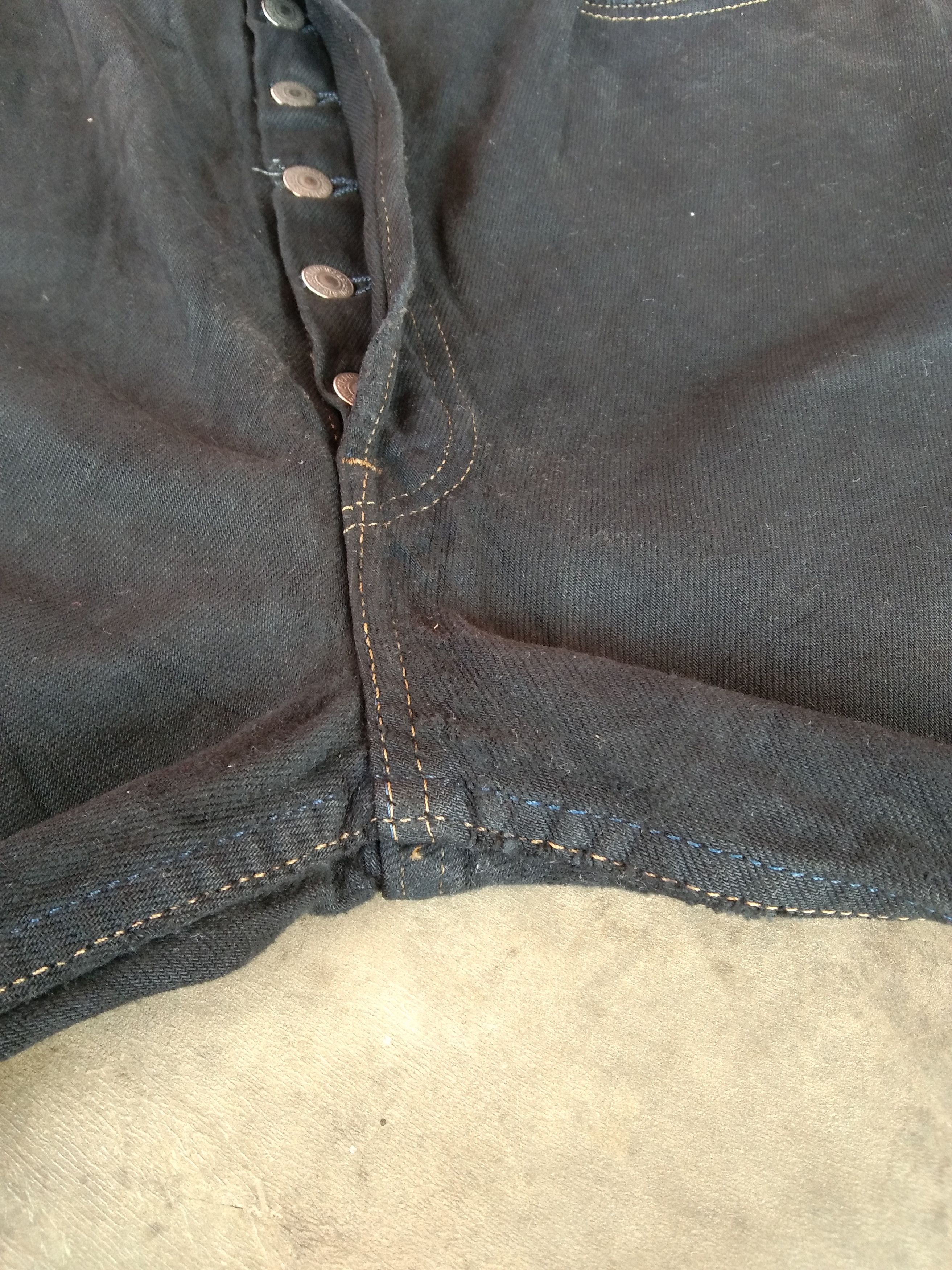 Levi's 90s Vintage Levi's 501 Black Made In USA Jeans 36x30 Size US 36 / EU 52 - 7 Thumbnail