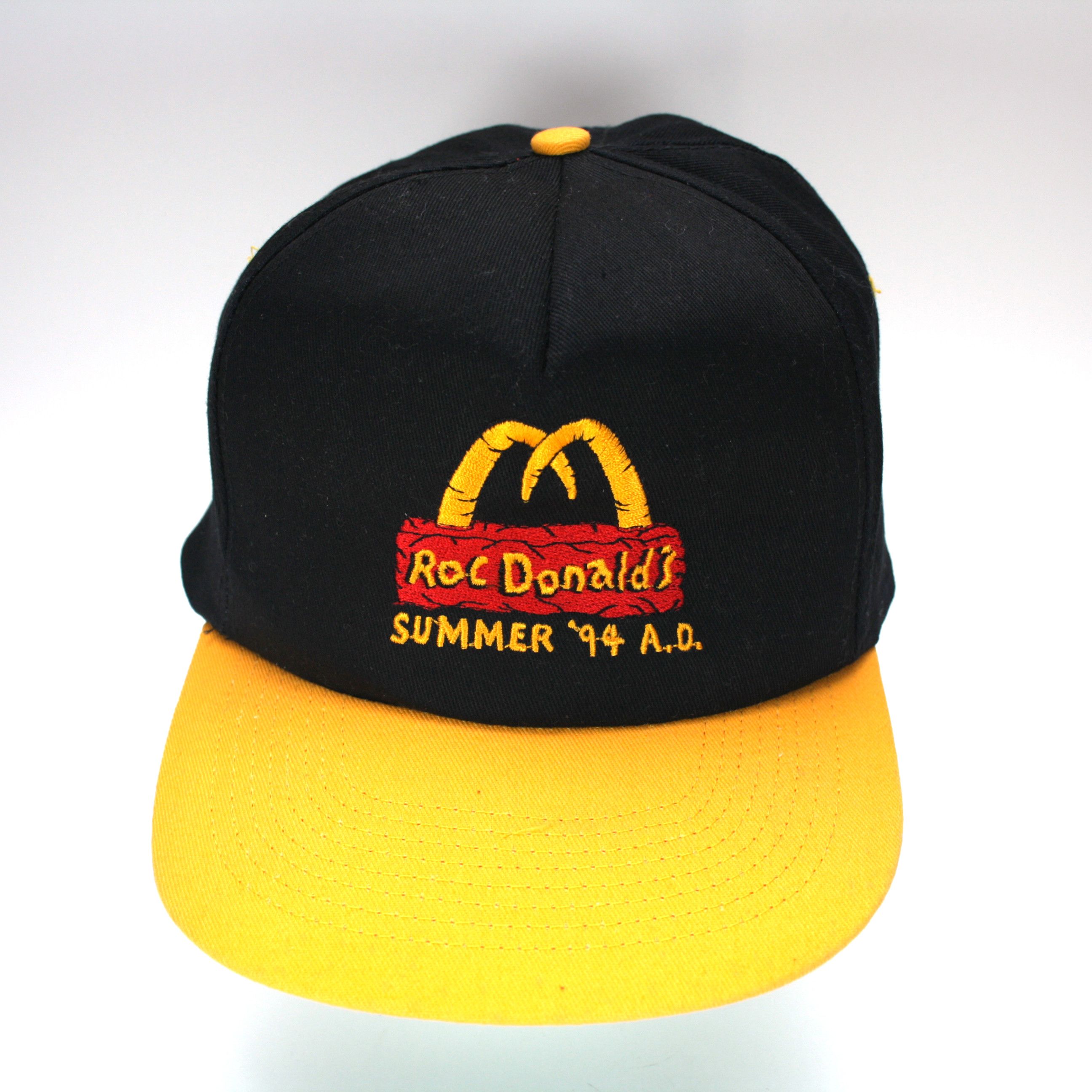 Cartoon Network Vintage 1994 The Flintstones RocDonald’s SUMMER '94 Hat Cap Size ONE SIZE - 3 Thumbnail