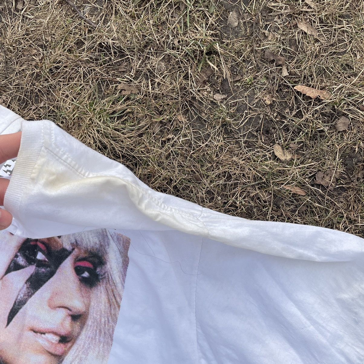 Vintage Vintage 90s Sun Faded Lady Gaga Graphic Tee Grunge Slim L Size US L / EU 52-54 / 3 - 5 Thumbnail