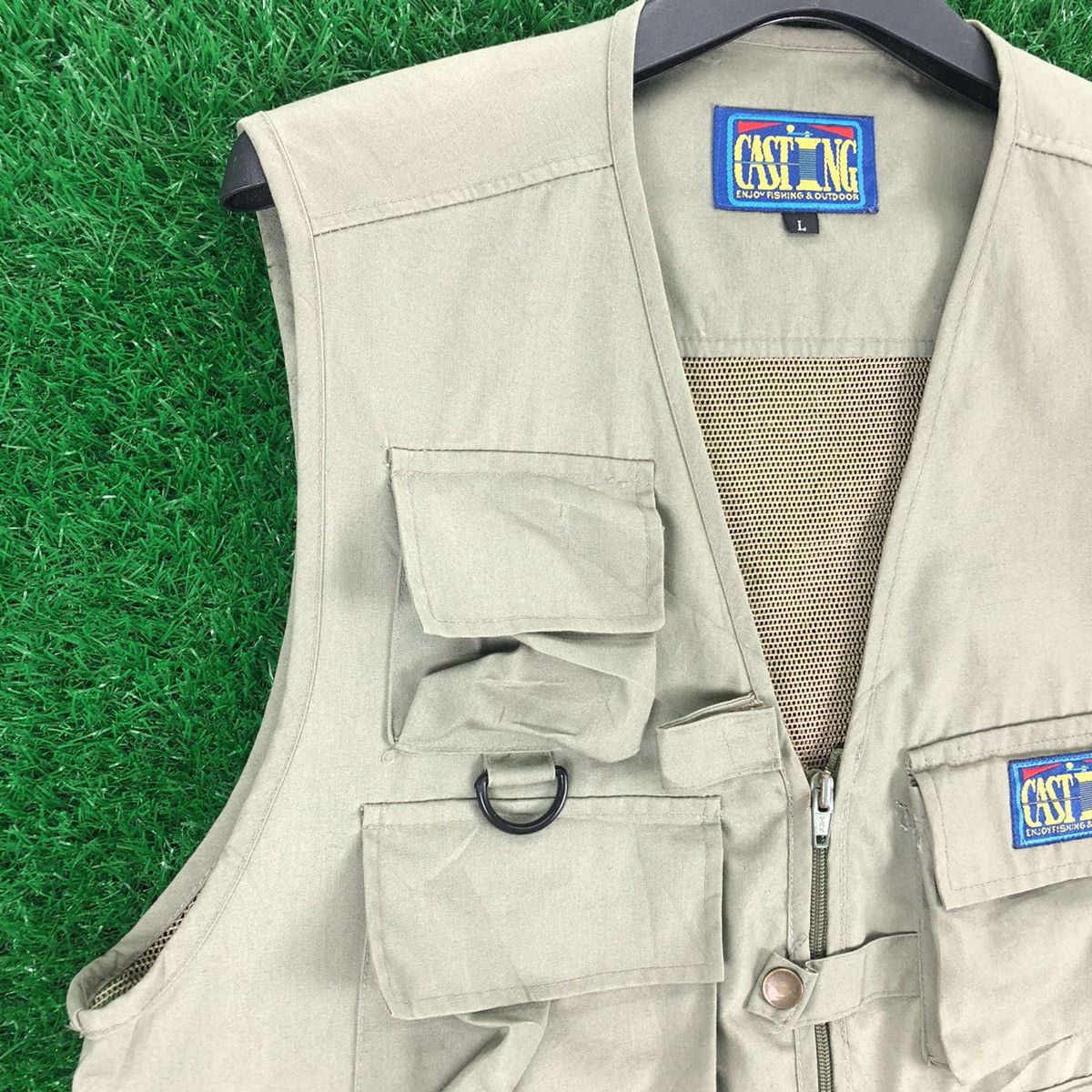 Japanese Brand Vintage 90's Vest Multi Pocket Casting Fishing & Outdoor Size US M / EU 48-50 / 2 - 2 Thumbnail