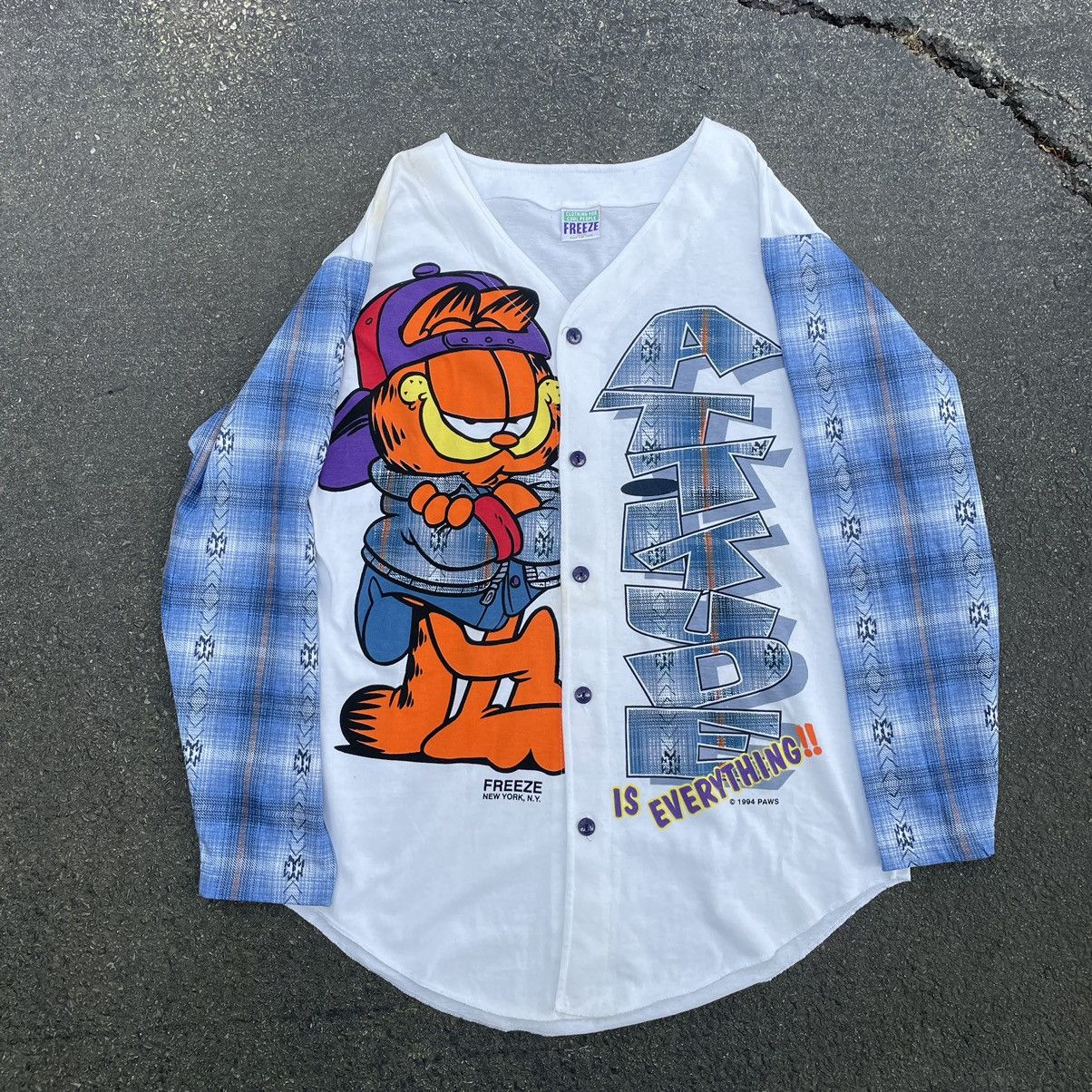 Vintage Vintage 1994 Garfield Long Sleeve ‘Attitude is Everything ...