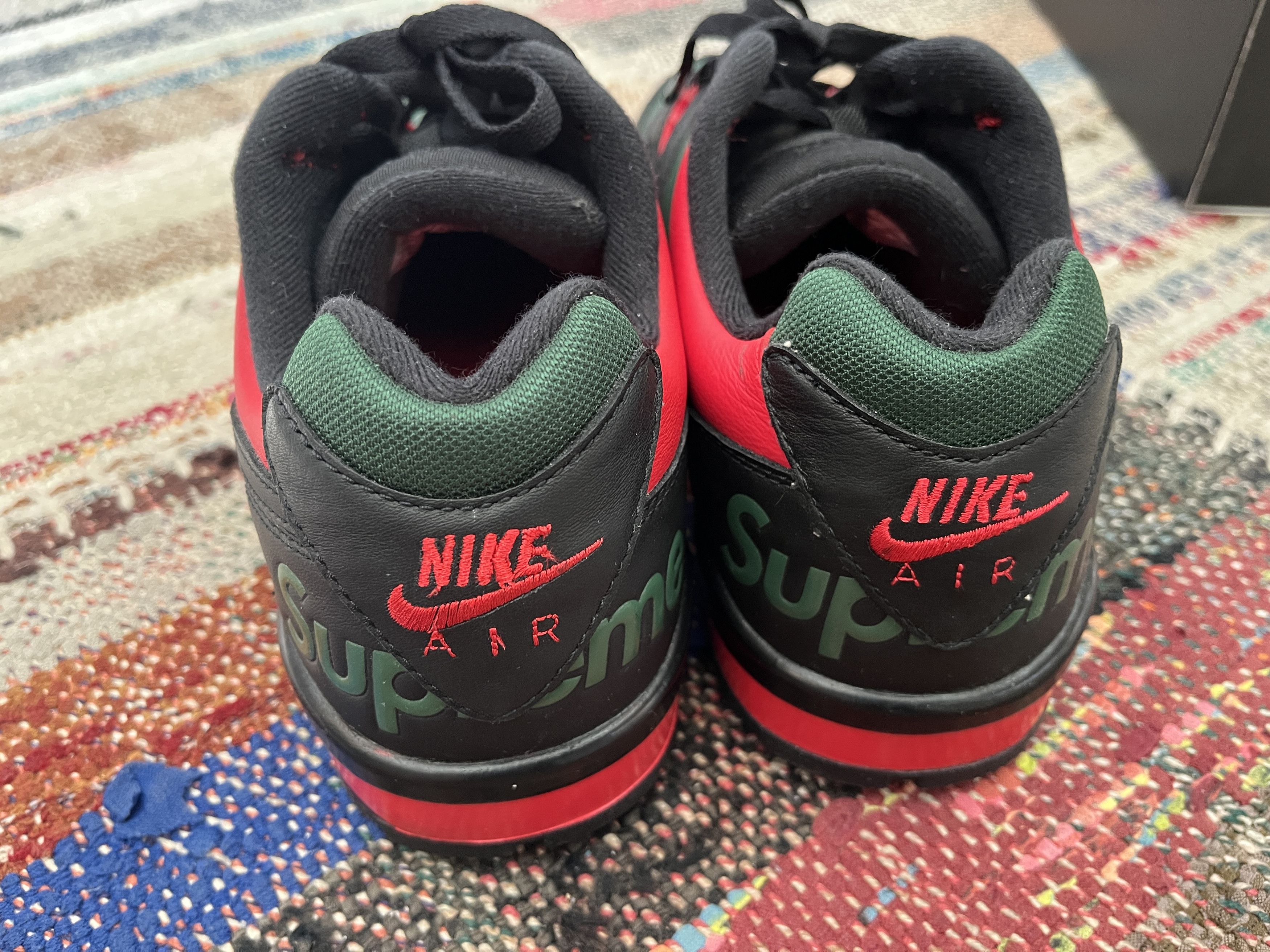 Nike × Supreme Supreme x Nike Cross Trainer Low 2021 Black/Green/Red, US 10 Size US 10 / EU 43 - 4 Thumbnail