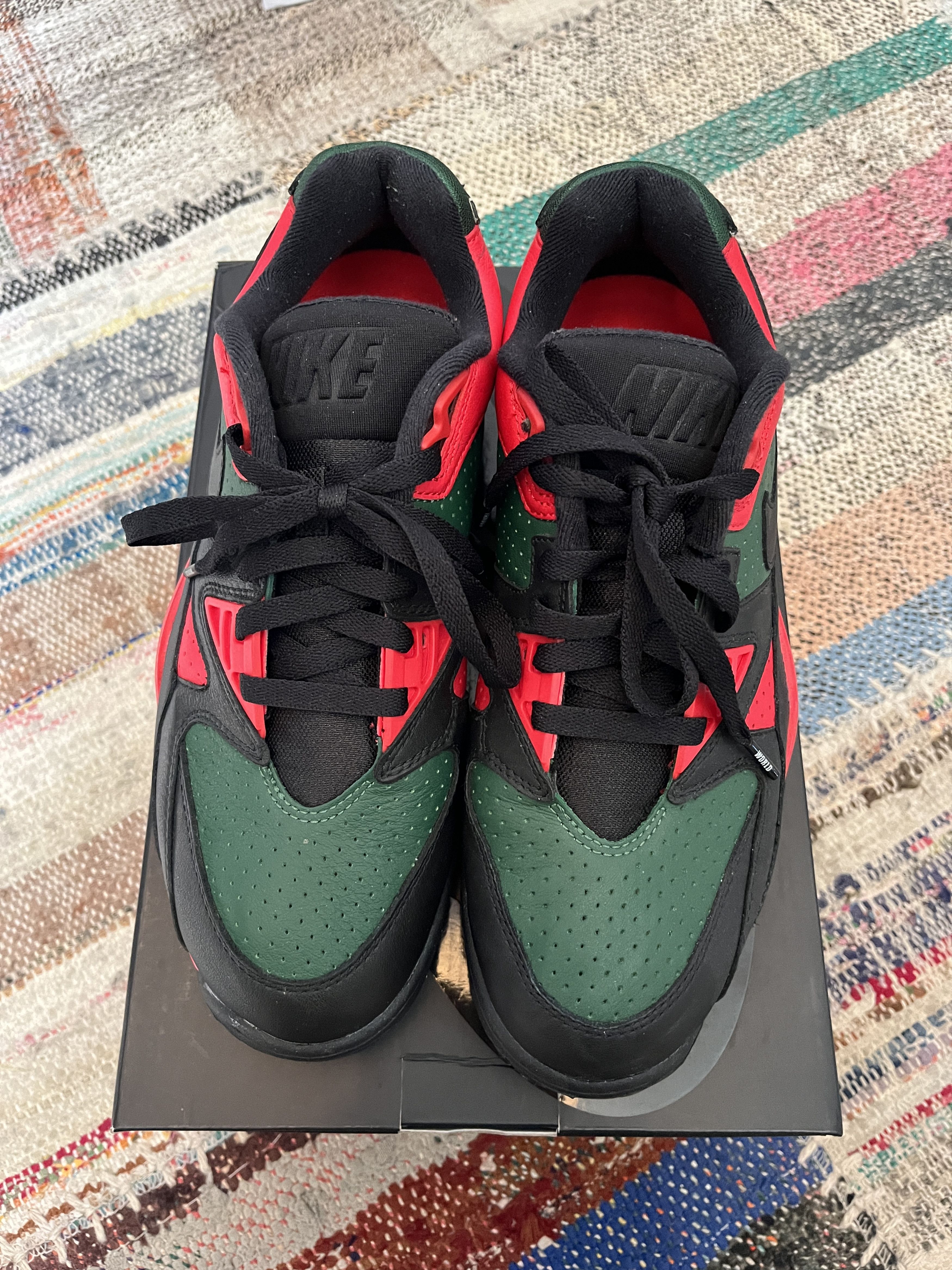 Nike × Supreme Supreme x Nike Cross Trainer Low 2021 Black/Green/Red, US 10 Size US 10 / EU 43 - 2 Thumbnail