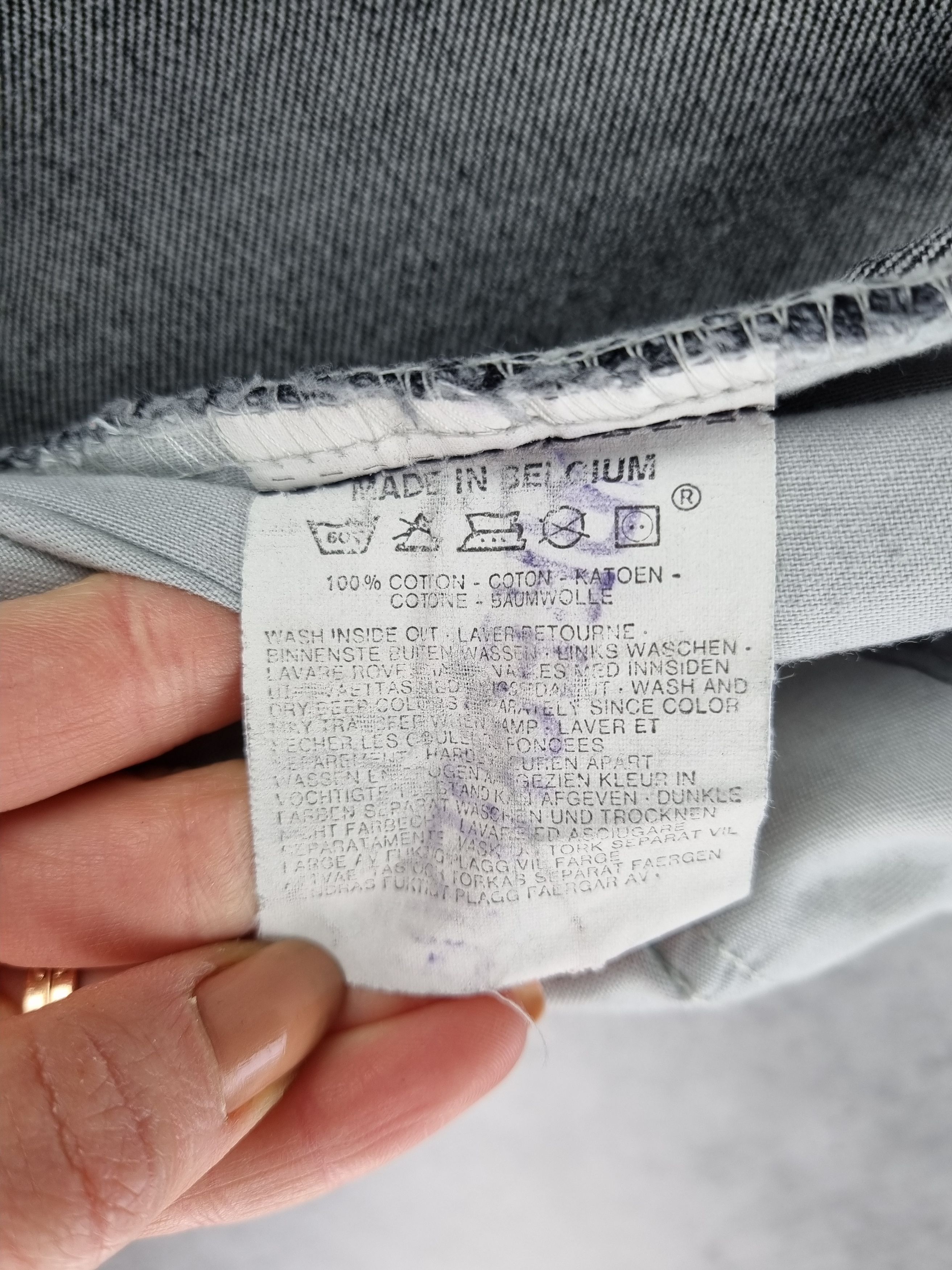 Levi's × Levi's Vintage Clothing 90s Rare LEVIS Custom made Painter Pants Jeans Black Size US 33 - 12 Thumbnail