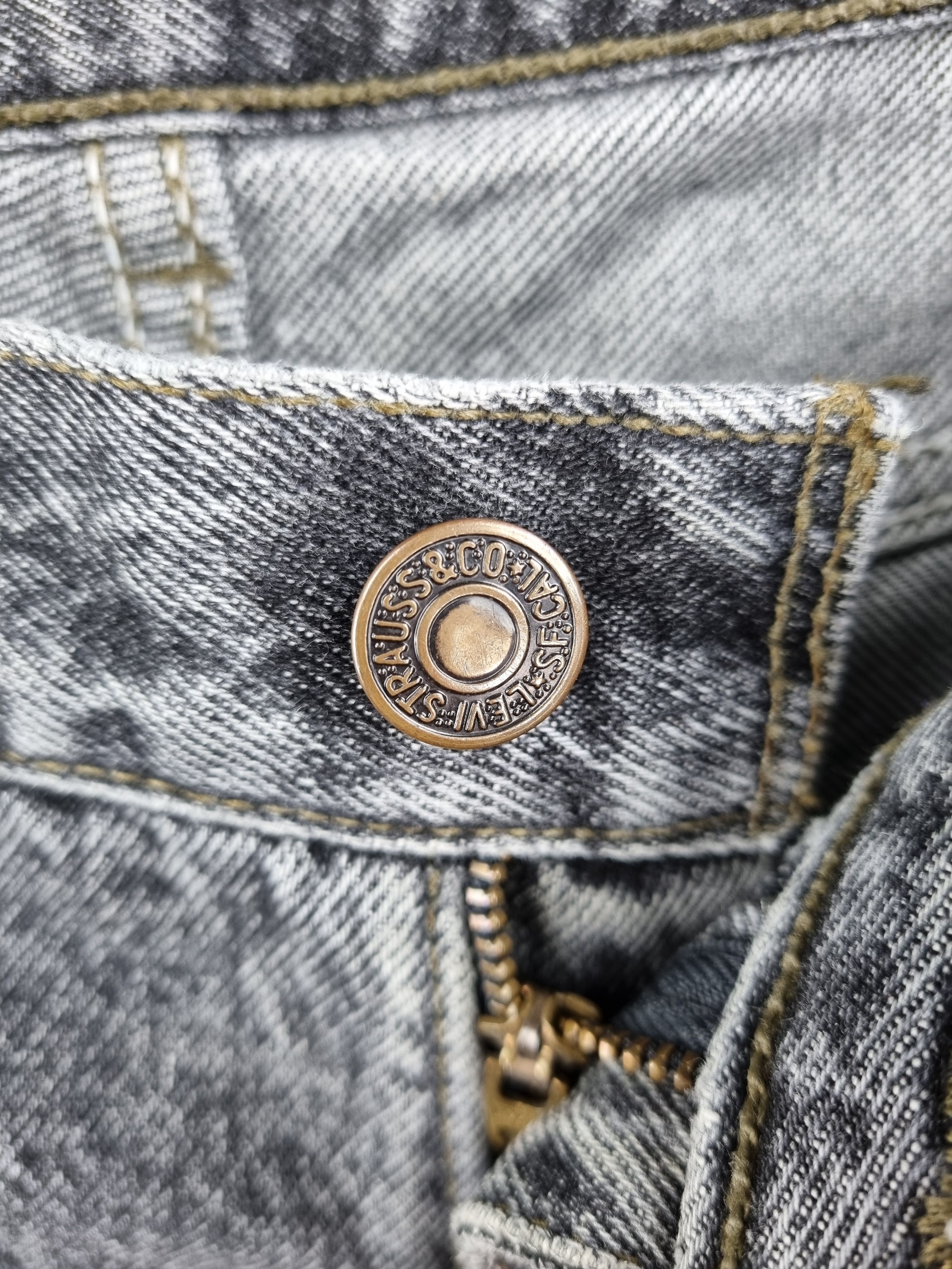 Levi's × Levi's Vintage Clothing 90s Rare LEVIS Custom made Painter Pants Jeans Black Size US 33 - 16 Thumbnail