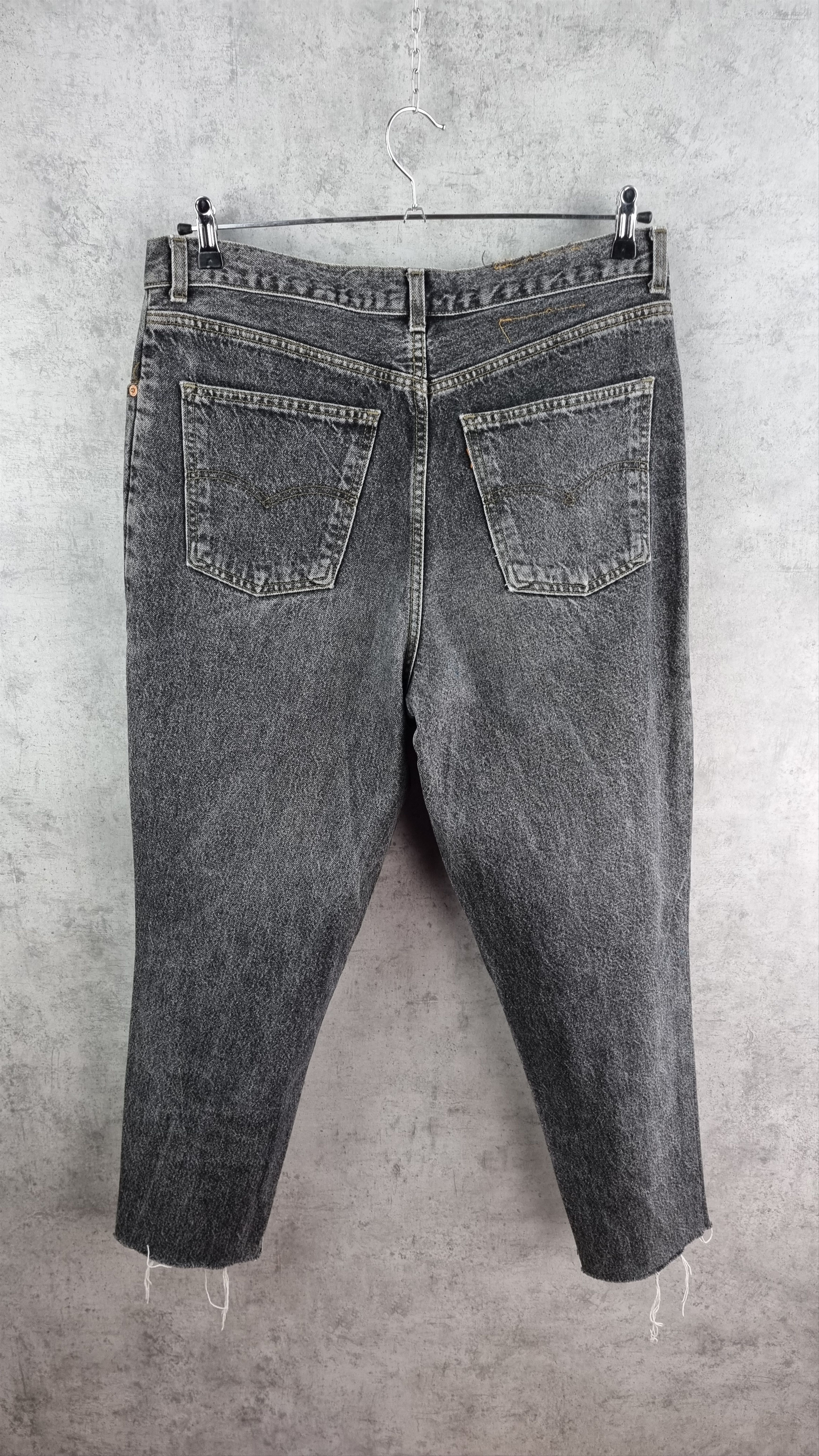 Levi's × Levi's Vintage Clothing 90s Rare LEVIS Custom made Painter Pants Jeans Black Size US 33 - 19 Thumbnail