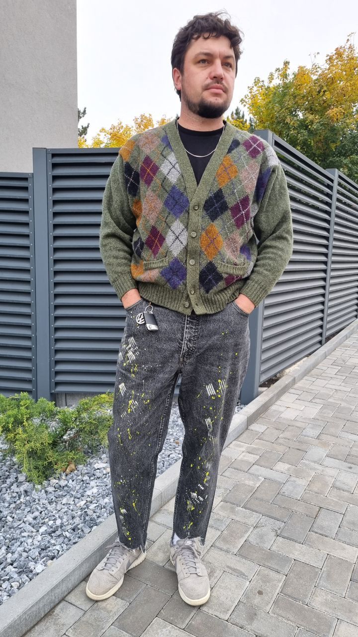 Levi's × Levi's Vintage Clothing 90s Rare LEVIS Custom made Painter Pants Jeans Black Size US 33 - 2 Thumbnail