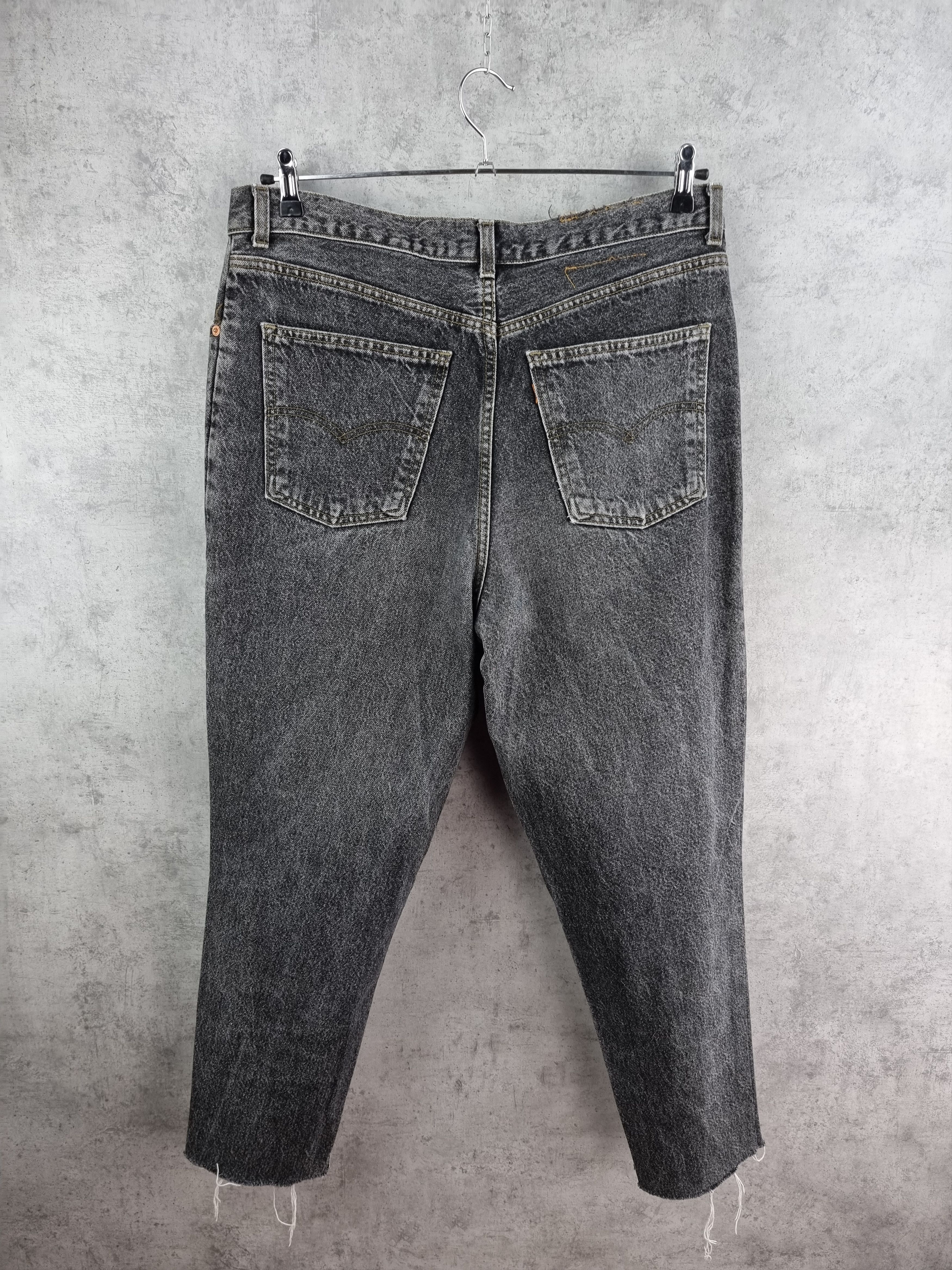 Levi's × Levi's Vintage Clothing 90s Rare LEVIS Custom made Painter Pants Jeans Black Size US 33 - 6 Thumbnail