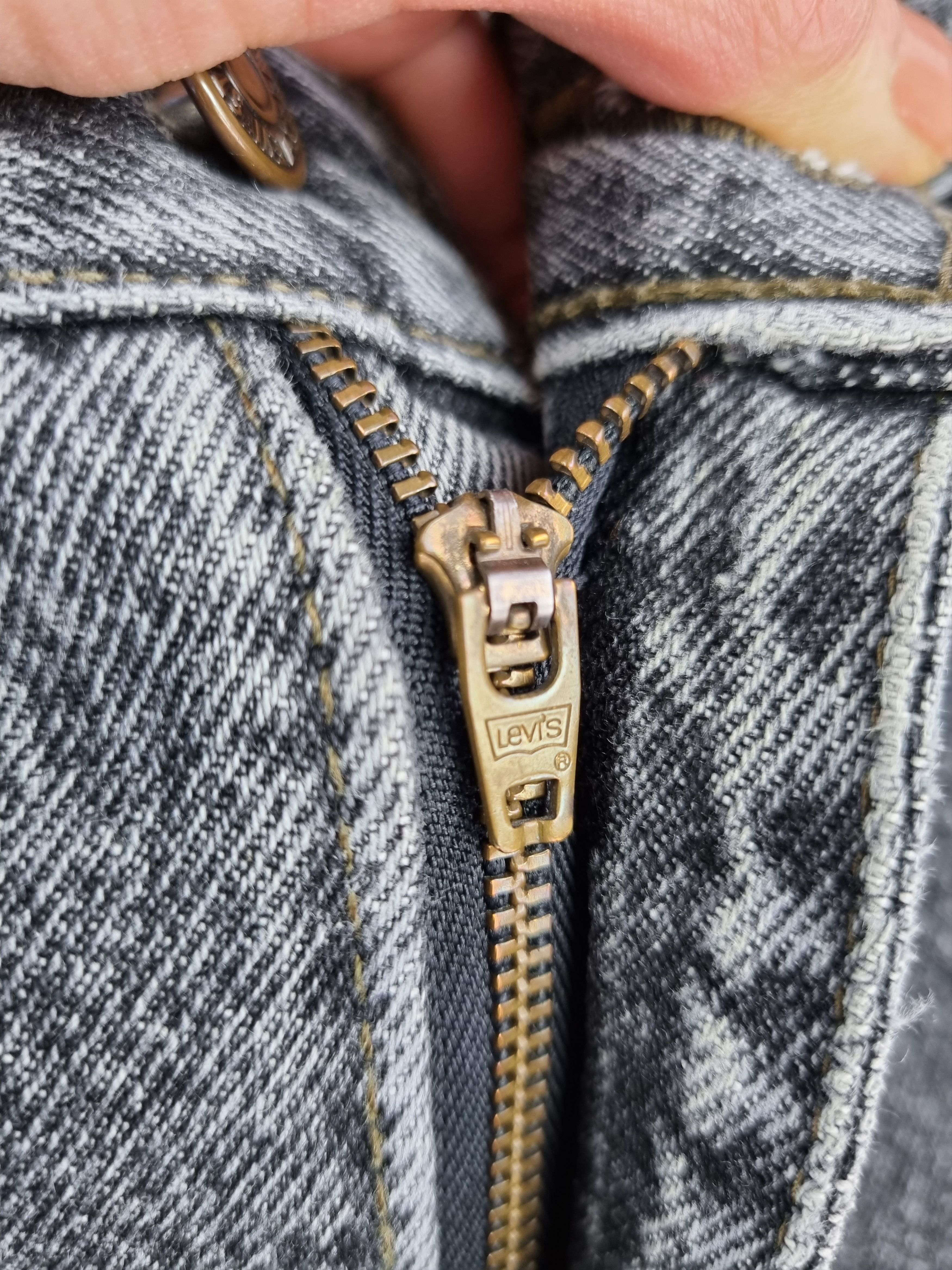Levi's × Levi's Vintage Clothing 90s Rare LEVIS Custom made Painter Pants Jeans Black Size US 33 - 15 Thumbnail