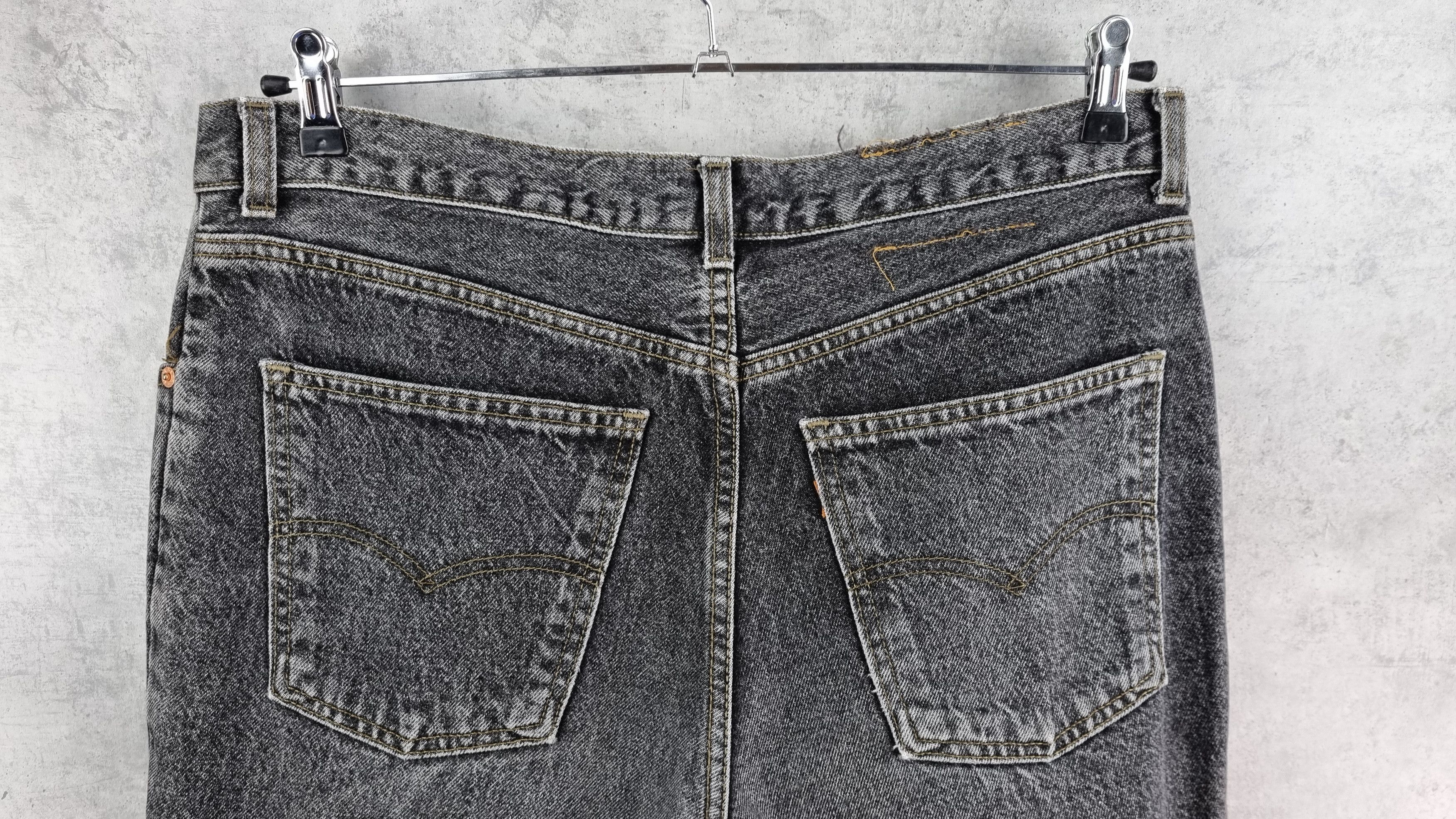 Levi's × Levi's Vintage Clothing 90s Rare LEVIS Custom made Painter Pants Jeans Black Size US 33 - 10 Thumbnail