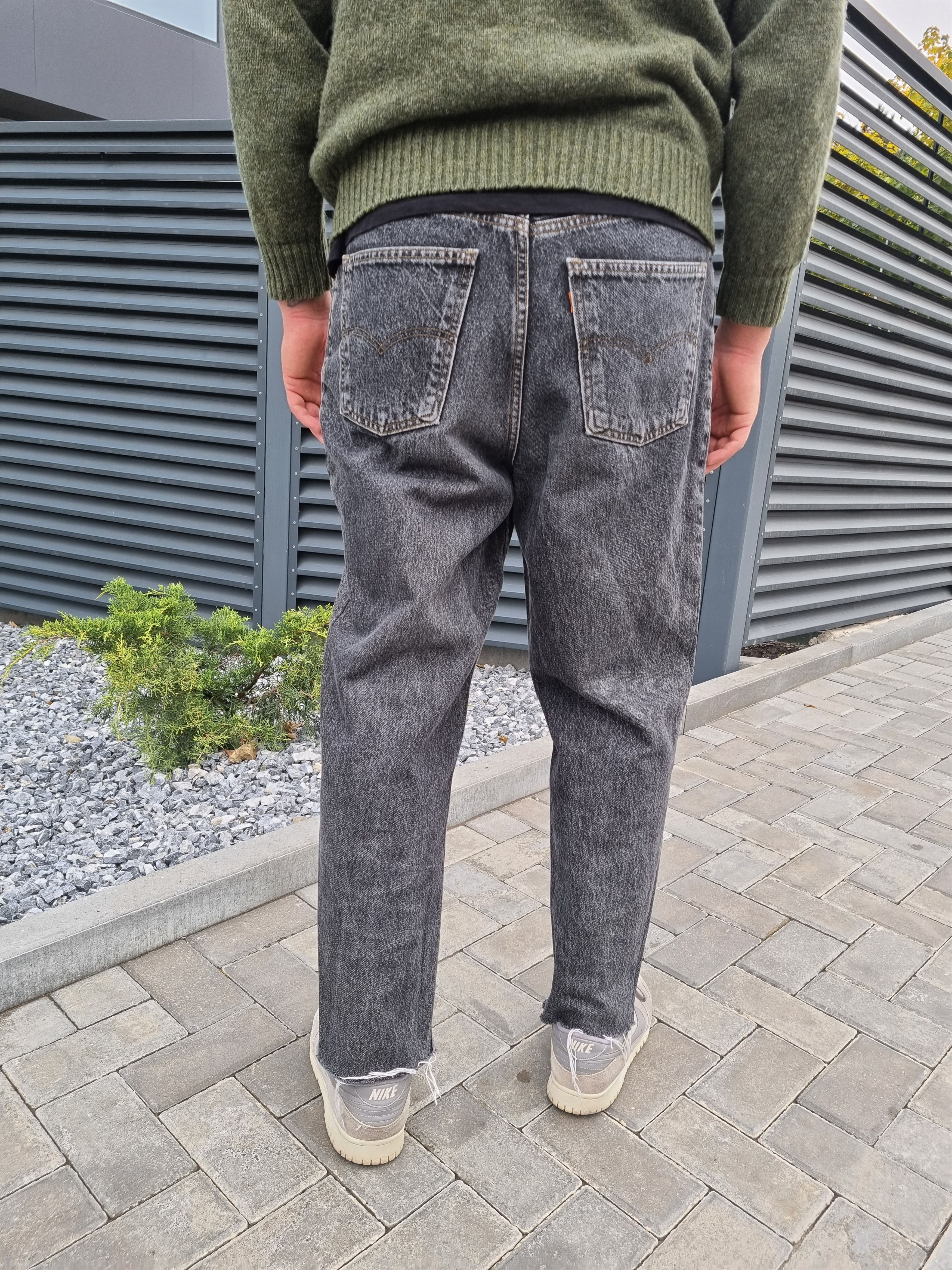 Levi's × Levi's Vintage Clothing 90s Rare LEVIS Custom made Painter Pants Jeans Black Size US 33 - 20 Thumbnail