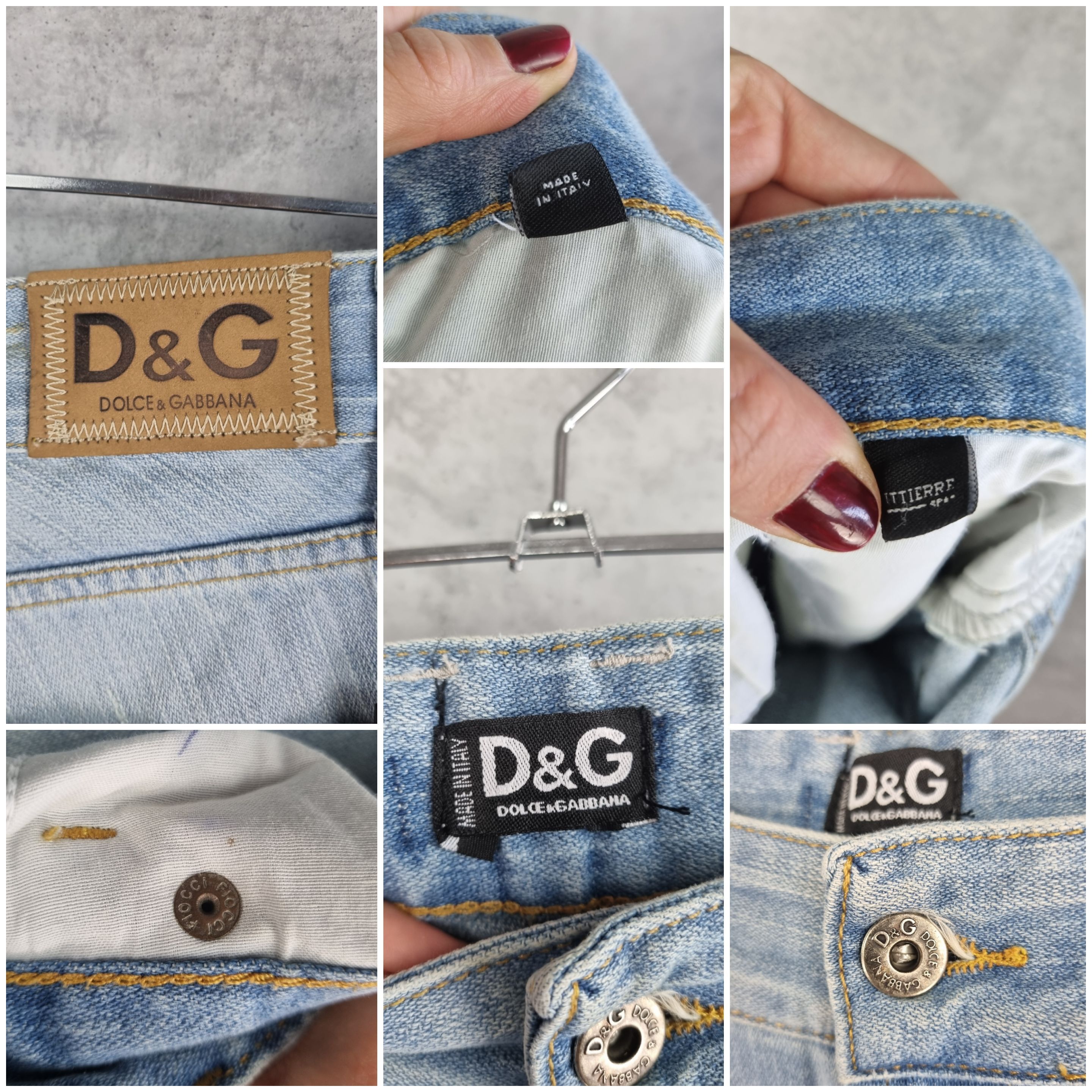 Dolce & Gabbana New Dolce and Gabbana Ripped Italy made Denim Jeans Size US 33 - 12 Thumbnail