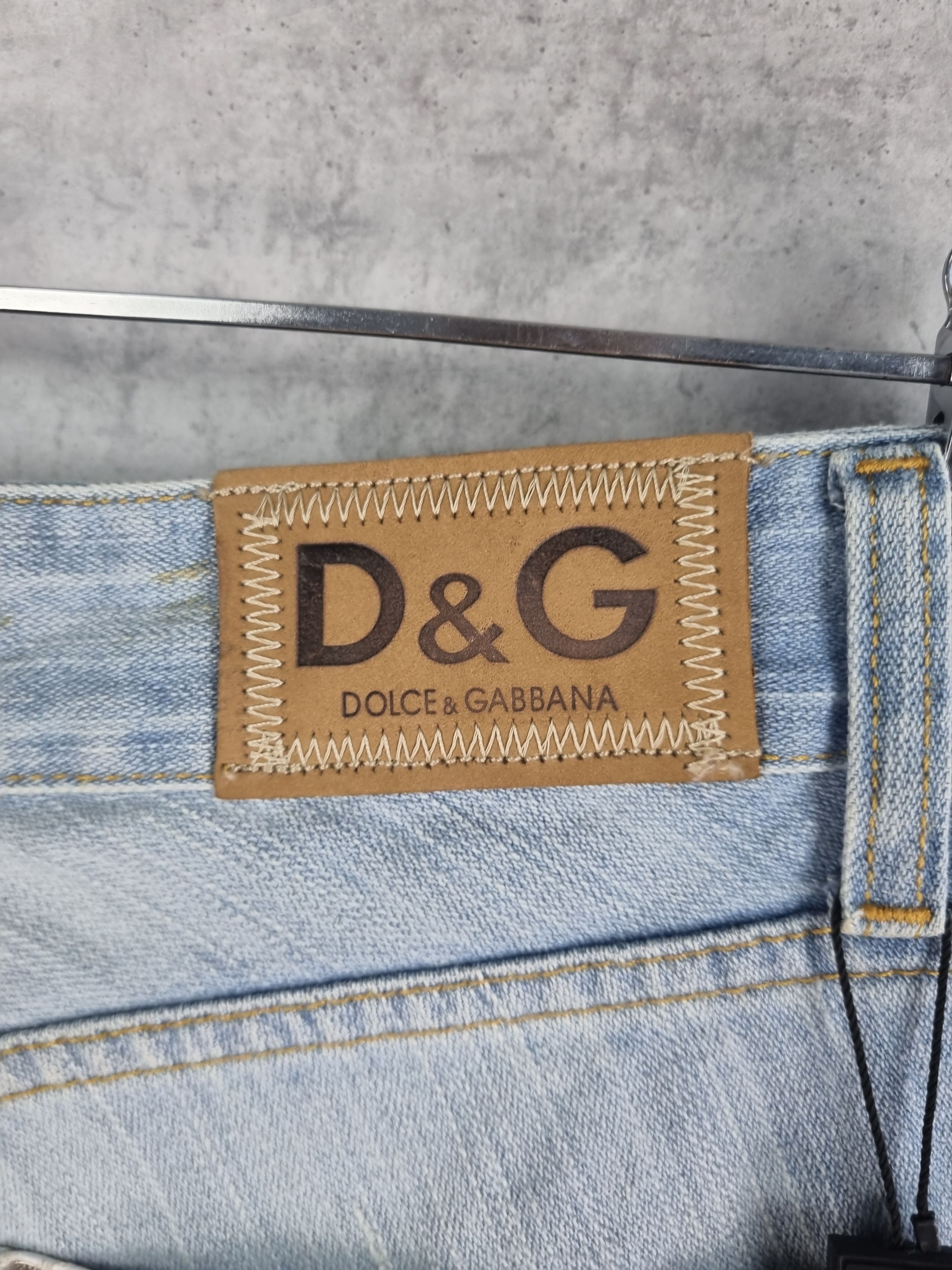 Dolce & Gabbana New Dolce and Gabbana Ripped Italy made Denim Jeans Size US 33 - 13 Thumbnail