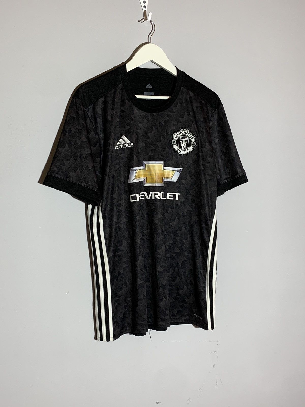 Adidas Manchester United Adidas 2017/18 Away Football Shirt Size US L / EU 52-54 / 3 - 2 Thumbnail