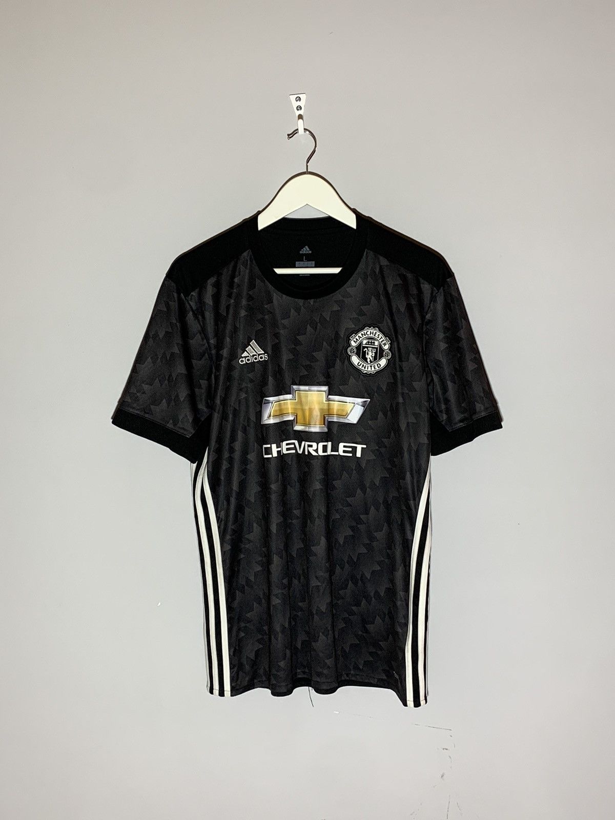 Adidas Manchester United Adidas 2017/18 Away Football Shirt Size US L / EU 52-54 / 3 - 1 Thumbnail