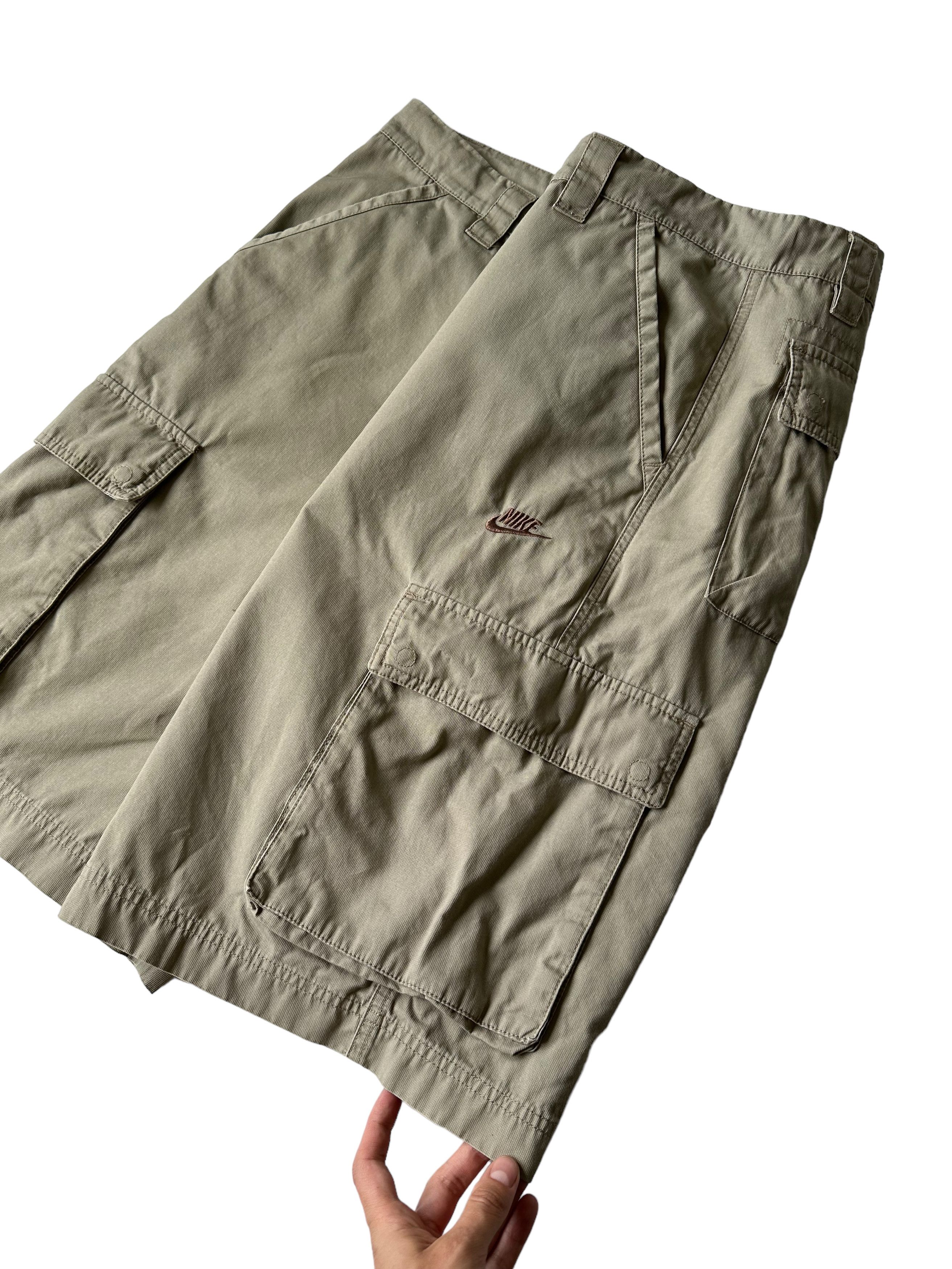 Nike × Vintage Vintage Nike Beige Cargo Shorts (XL) Size US 36 / EU 52 - 3 Thumbnail