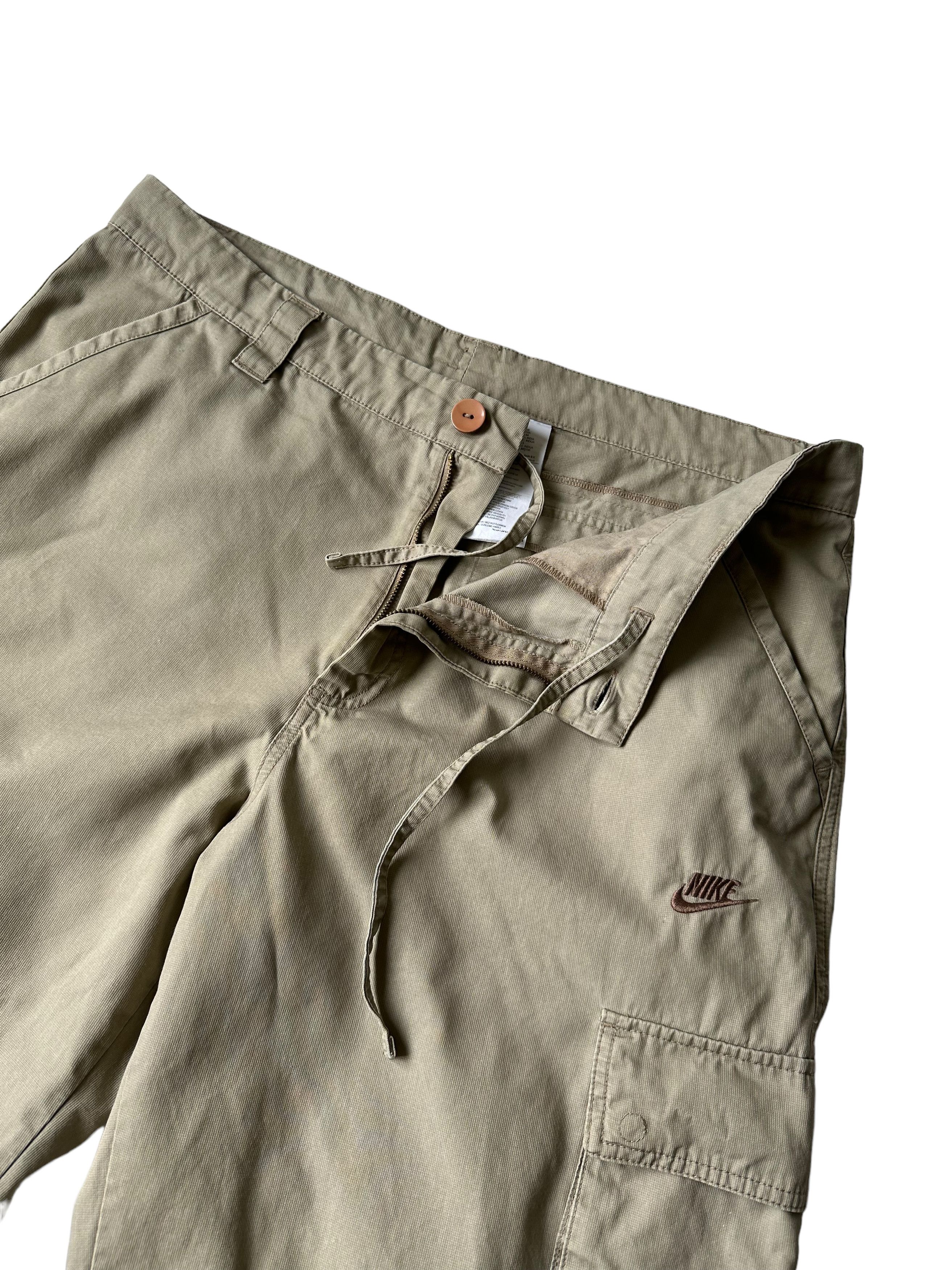 Nike × Vintage Vintage Nike Beige Cargo Shorts (XL) Size US 36 / EU 52 - 4 Thumbnail