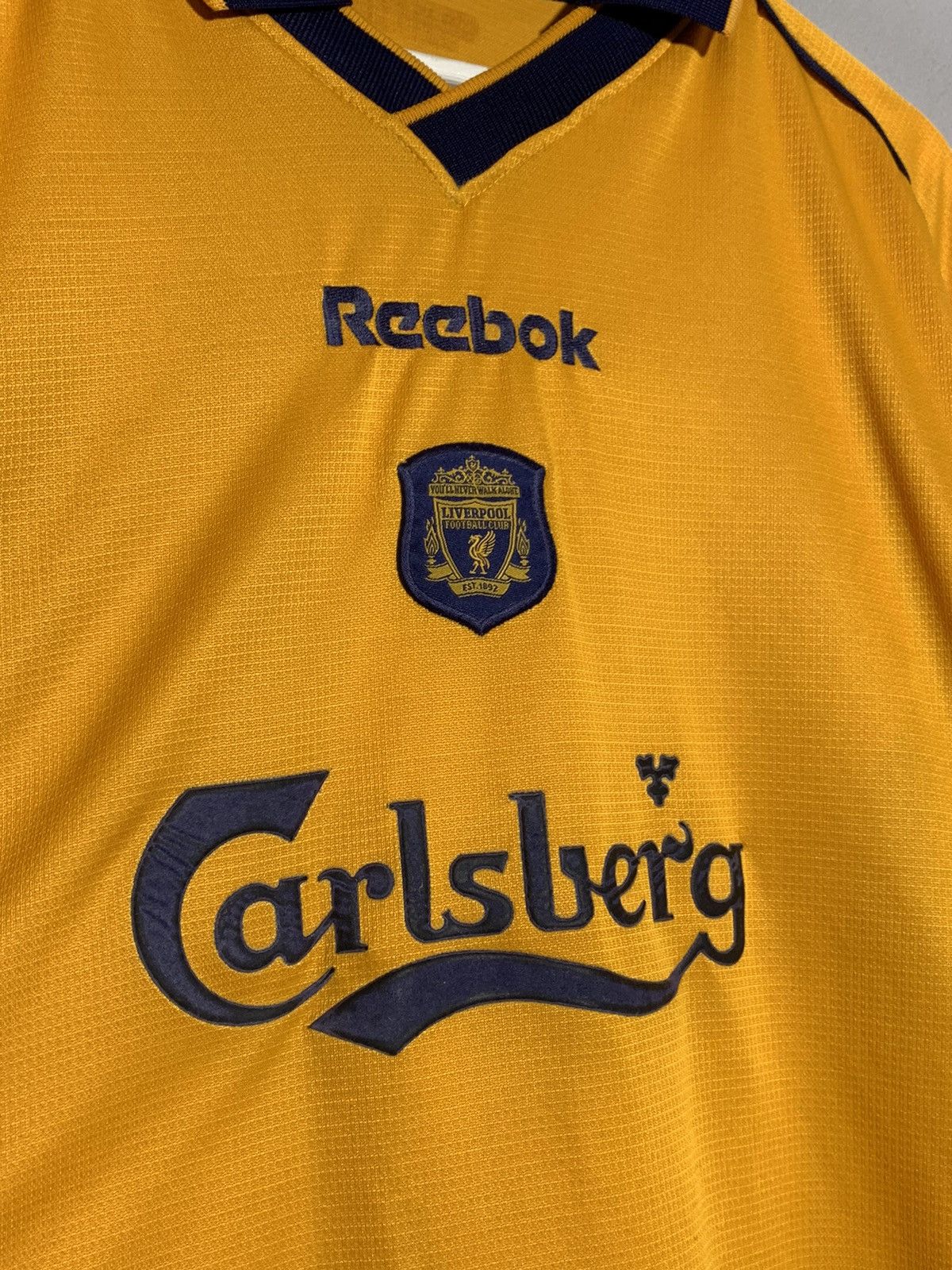 Reebok × Vintage Liverpool Reebok Vintage Y2k 2001/02 Football Shirt Size US L / EU 52-54 / 3 - 3 Thumbnail