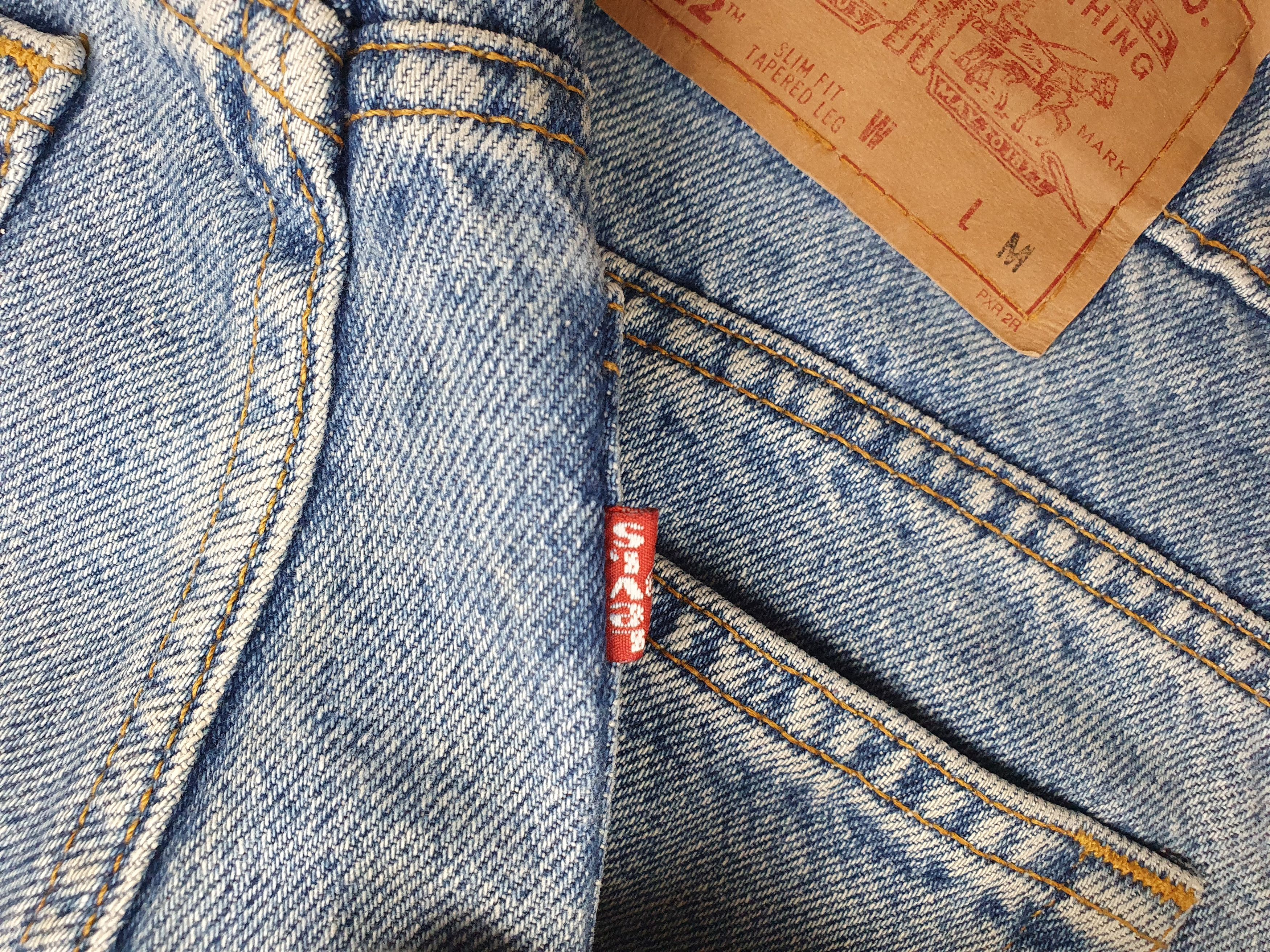 Levi's × Levi's Vintage Clothing 90s LEVIS Tapered leg Vintage Dirty Denim Jeans Size US 31 - 8 Thumbnail