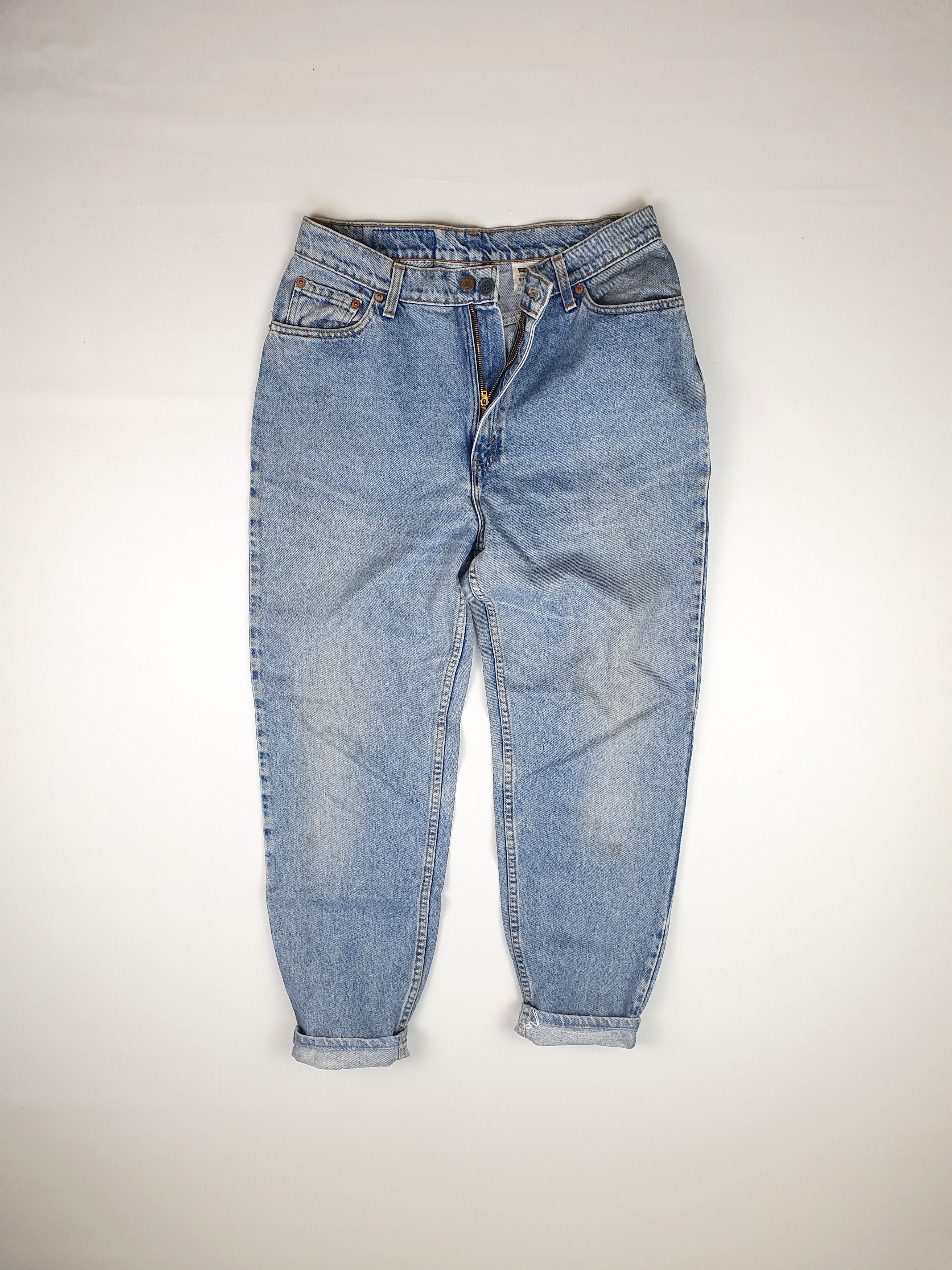 Levi's × Levi's Vintage Clothing 90s LEVIS Tapered leg Vintage Dirty Denim Jeans Size US 31 - 1 Thumbnail