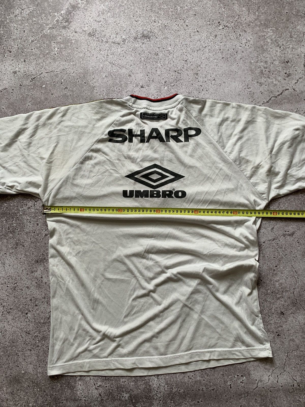 Umbro × Vintage Vintage 90s Manchester United x Umbro Training Tee T Shirt Size US L / EU 52-54 / 3 - 10 Thumbnail