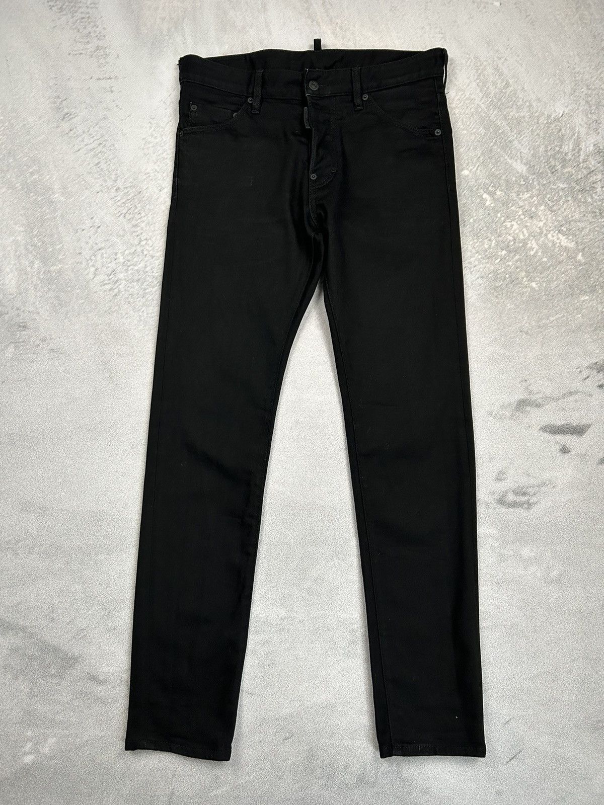 Dsquared2 Black Denim Pants Luxury Designer Streetwear