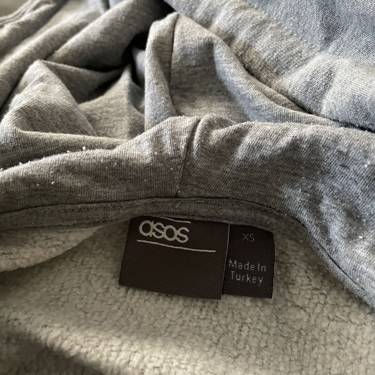 Asos ASOS Sweatshirt Skinny in Gray Marl Xs Size US XS / EU 42 / 0 - 2 Thumbnail