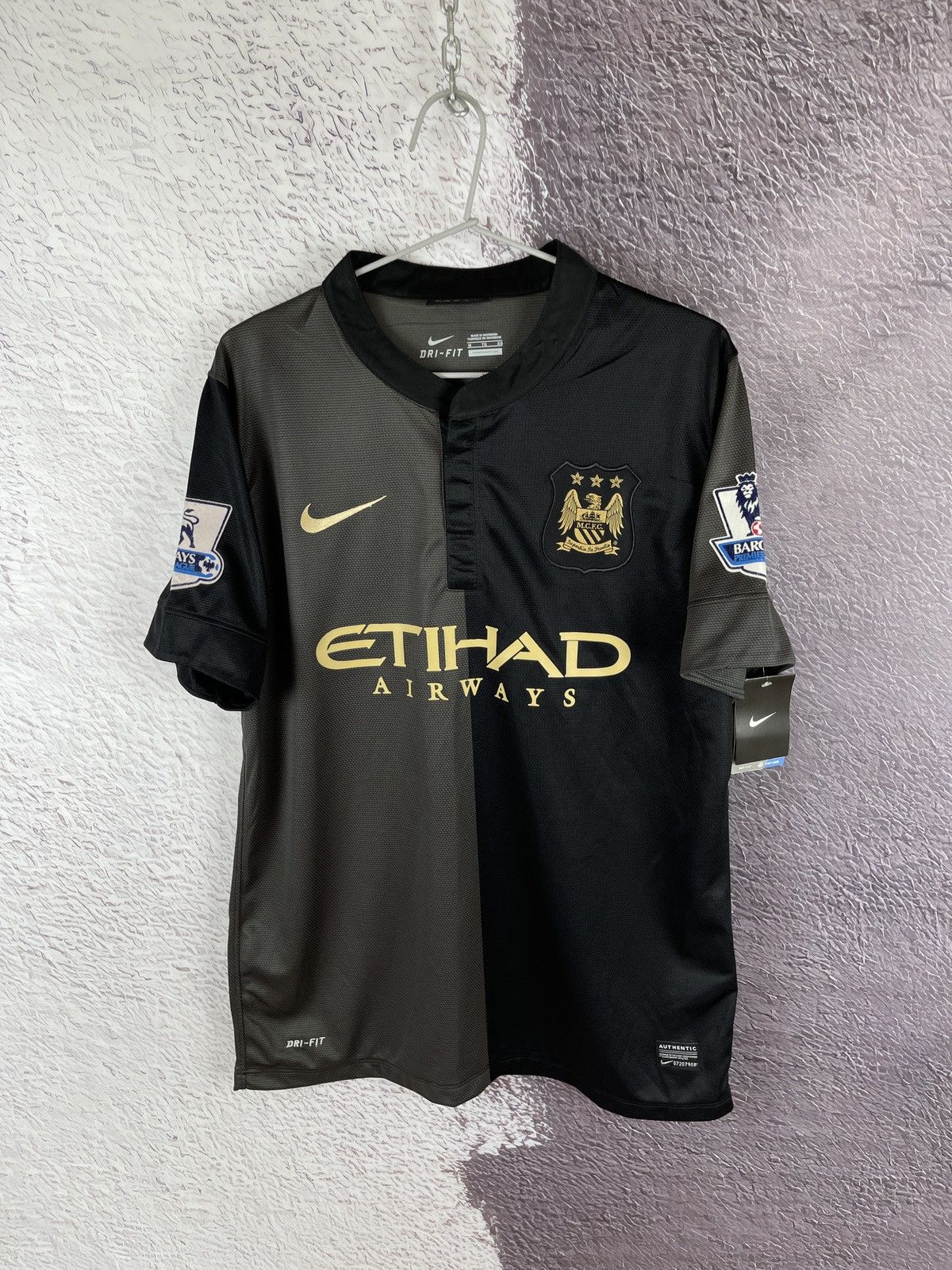Nike Nike Manchester City 2013 2014 #22 Clichy Away soccer Shirt Size US M / EU 48-50 / 2 - 1 Thumbnail
