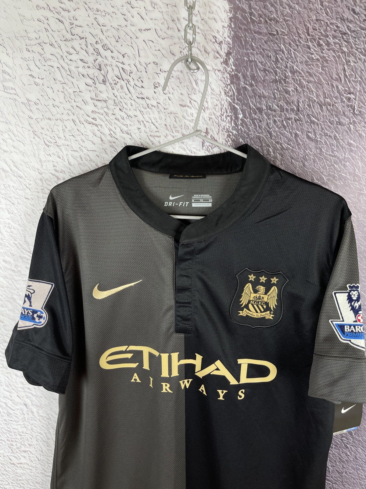 Nike Nike Manchester City 2013 2014 #22 Clichy Away soccer Shirt Size US M / EU 48-50 / 2 - 4 Thumbnail