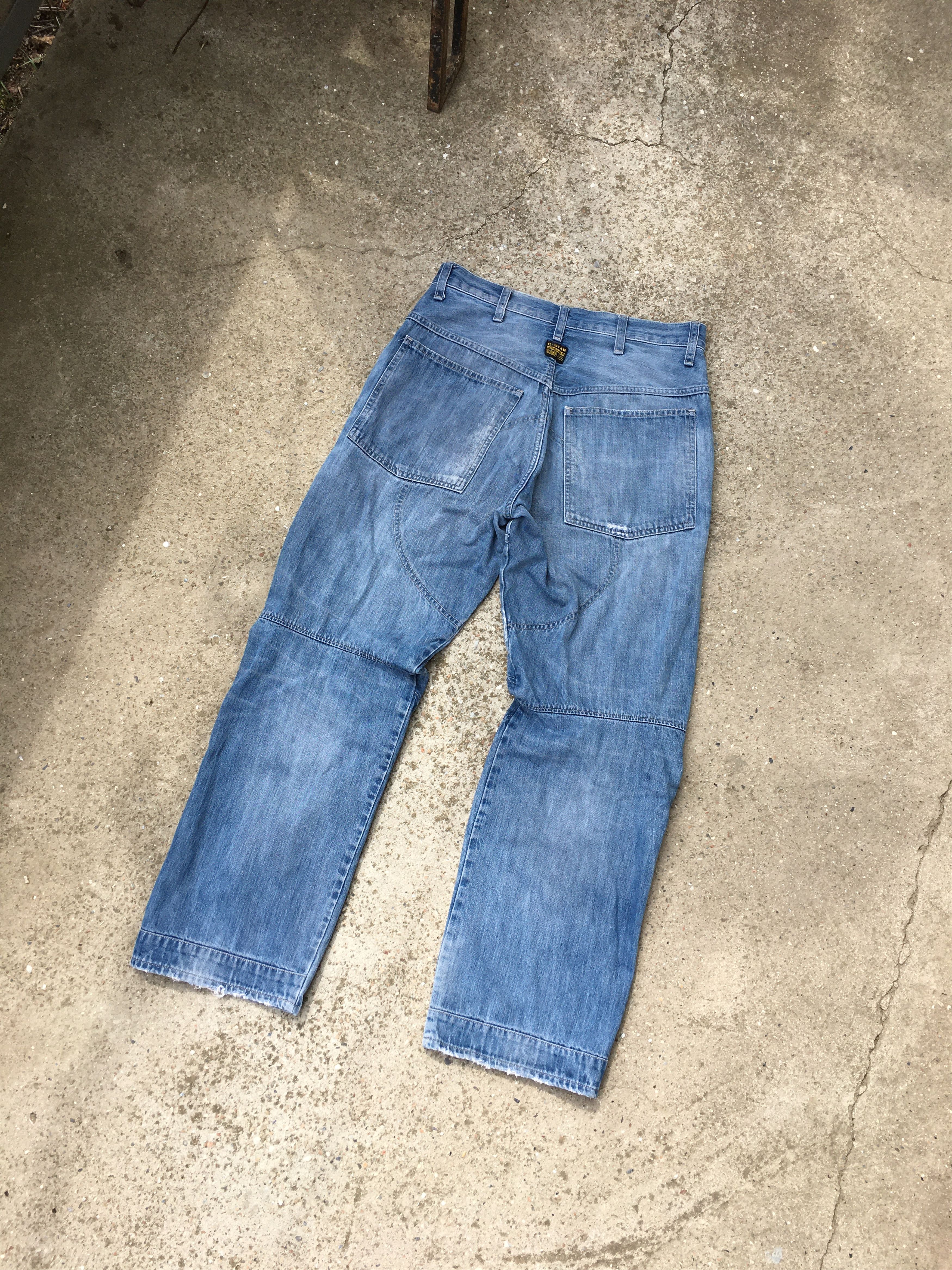 G-Star × Vintage Vintage G-Star Raw 3D Loose Blue Denim Jeans Pants Size US 32 / EU 48 - 2 Thumbnail