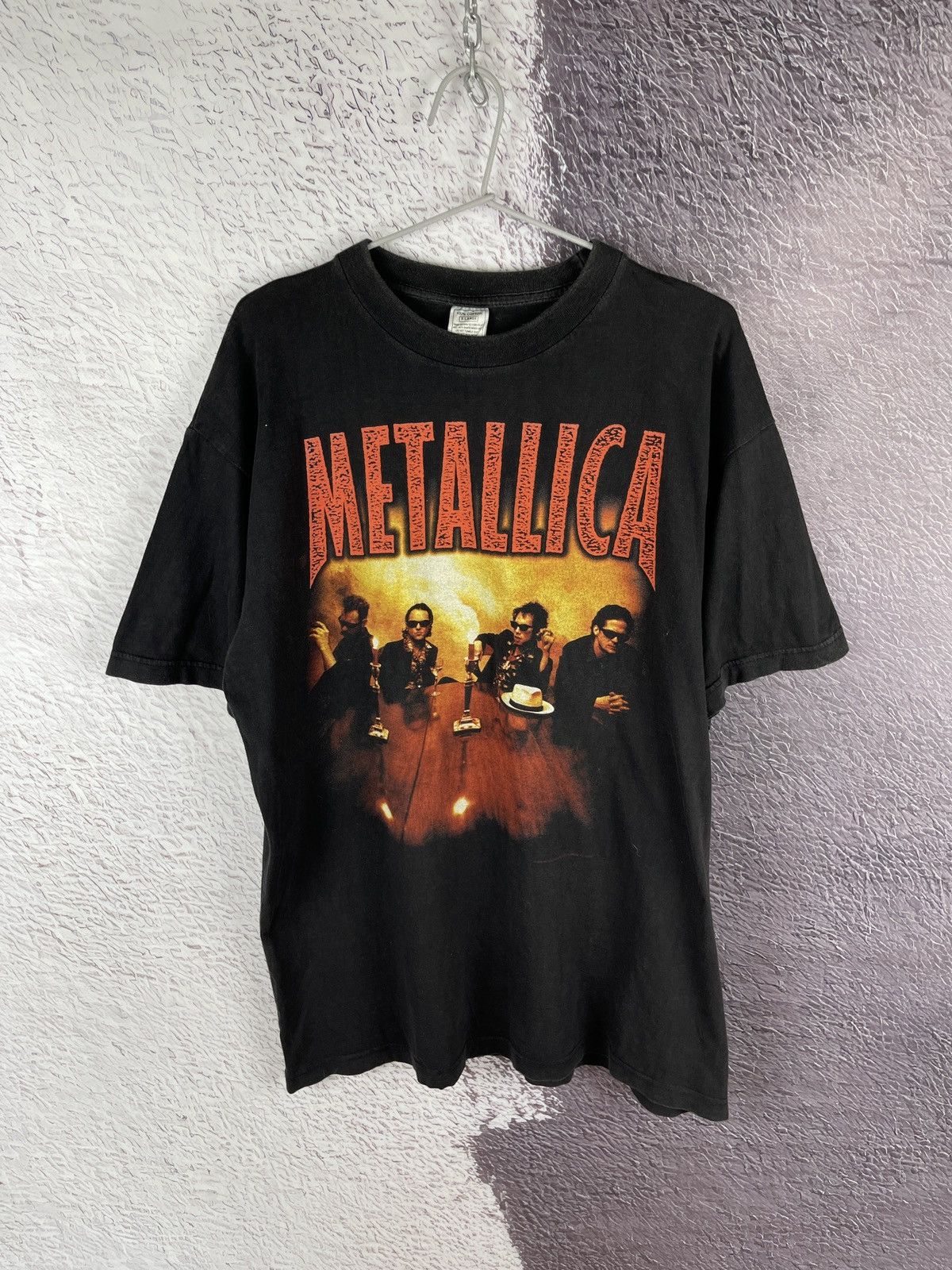 image of Band Tees x Metallica Vintage 1996 1997 Load Tour Band Tee Shirt in Black, Men's (Size XL)