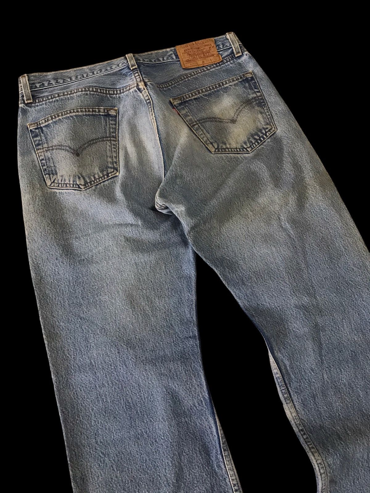 Levi's × Vintage 🔥🔥🔥Levis 501xx Kurt Cobain Ripped Distressed Denim Pant⚡️ Size US 33 - 12 Thumbnail